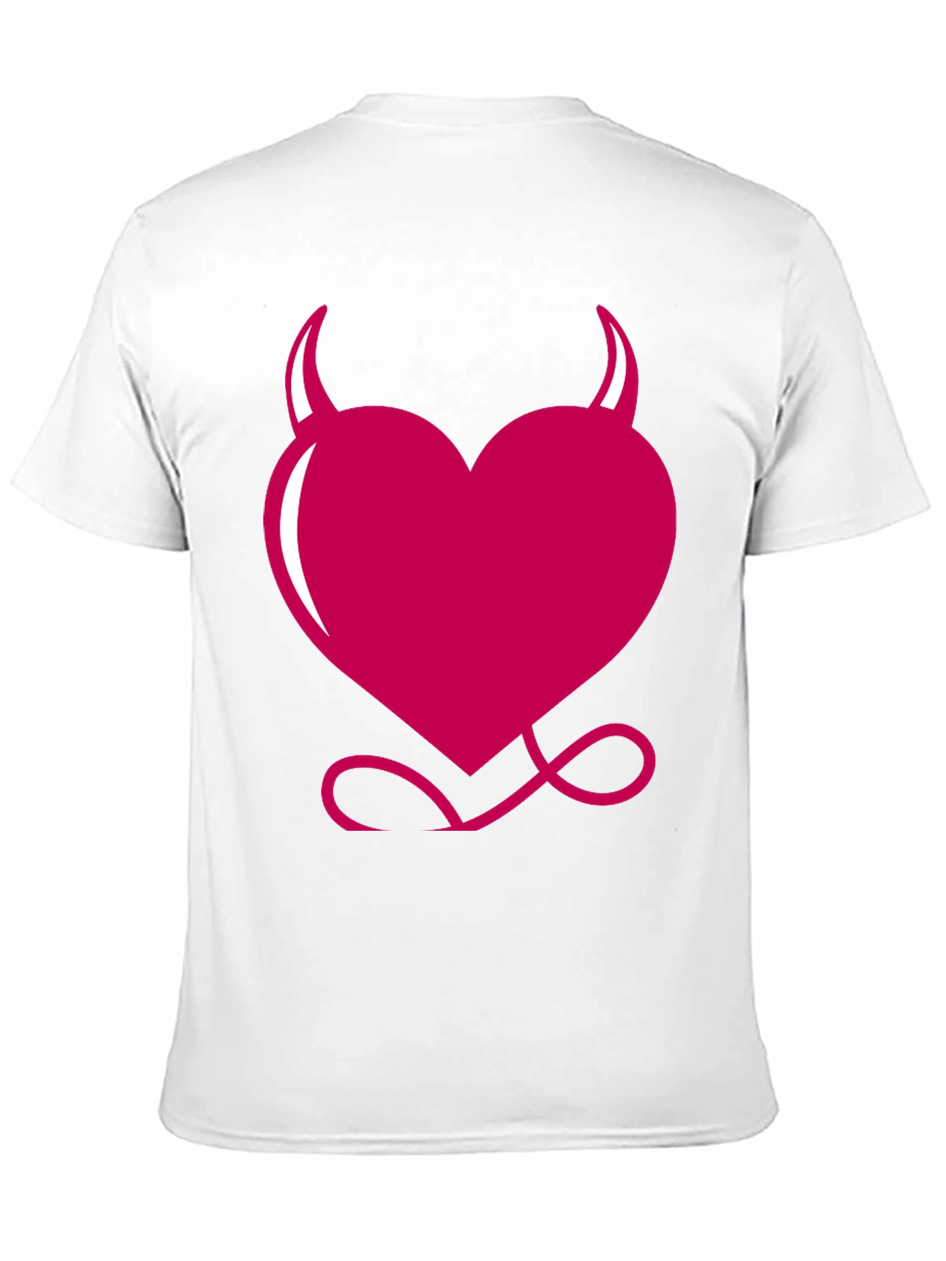 Devil Heart Graphic Tee - Black