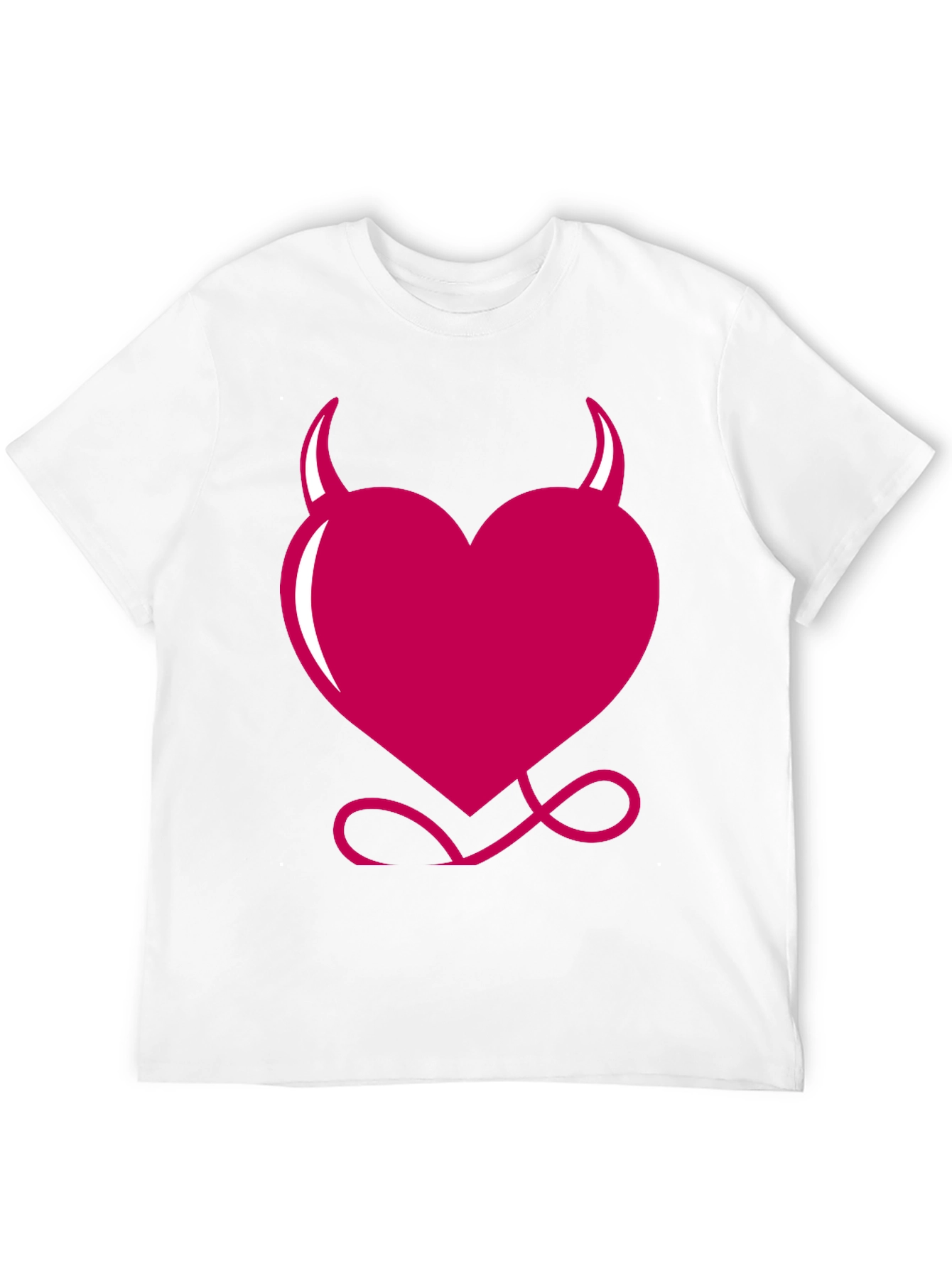 Devil Heart Graphic Tee - Black