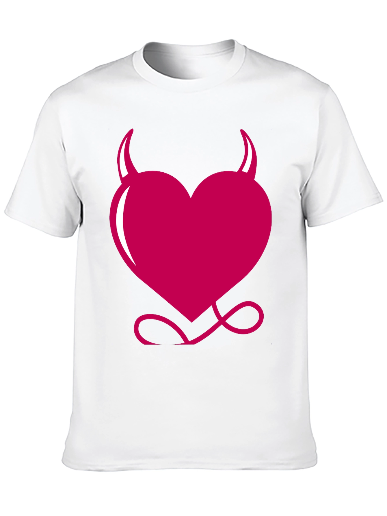 Devil Heart Graphic Tee - Black