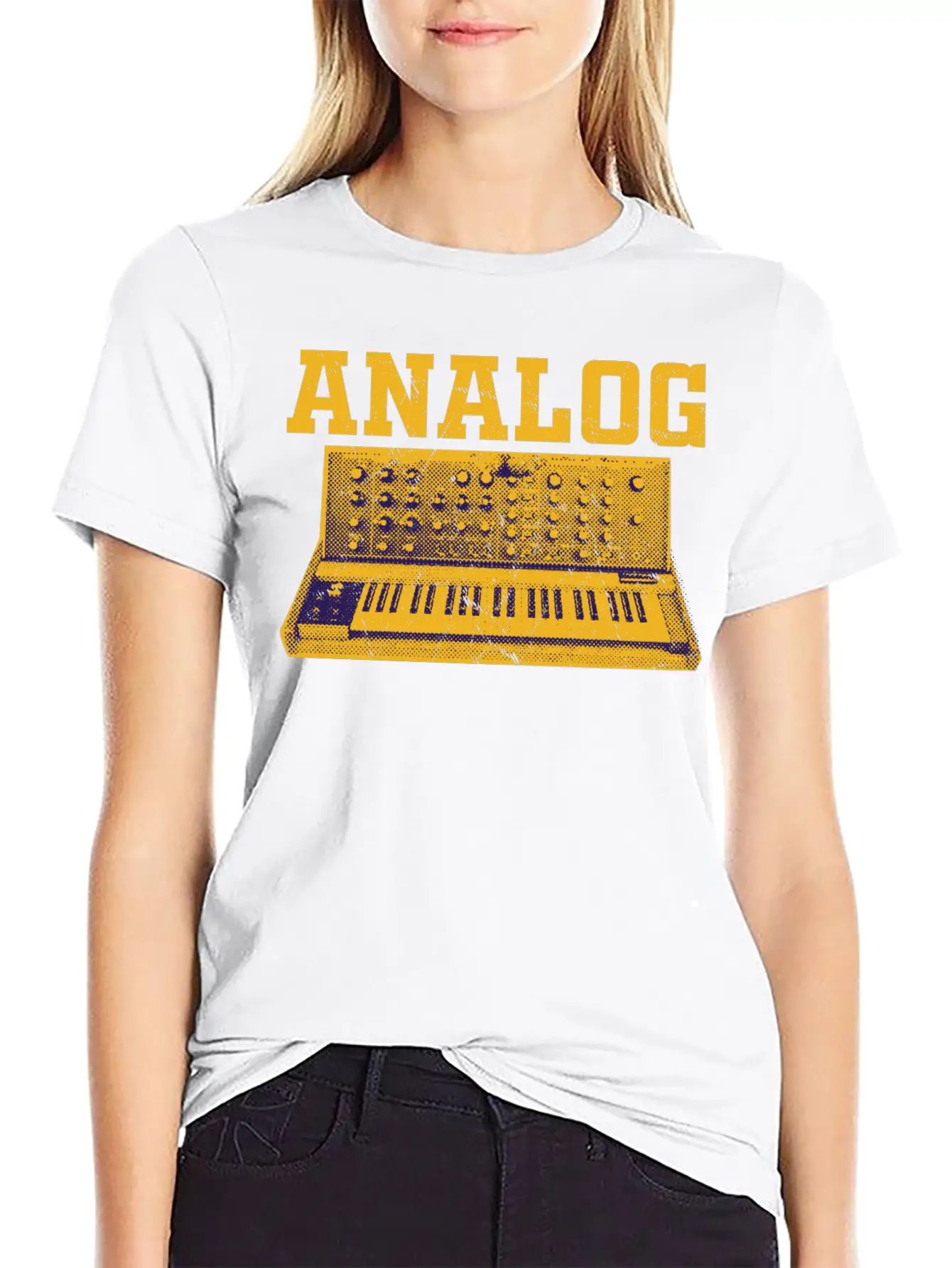 Modular Synthesizer Analog Drum Machine Synth Stylish Everyday T-Shirt – Unisex Basic Cotton Tee