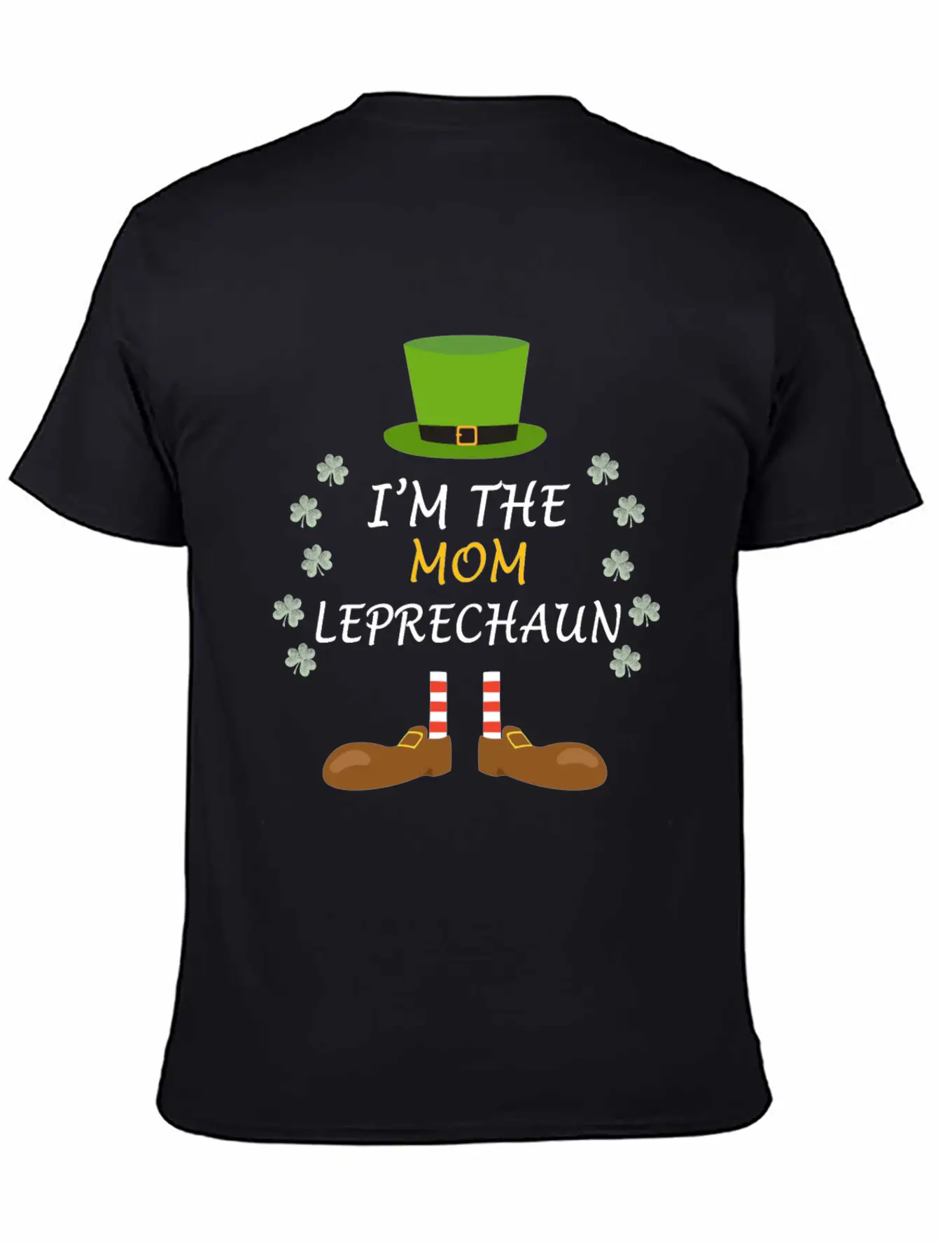 Mom Leprechaun Mama St Patricks Day Ireland Outfit Basic Graphic T-Shirt – Daily Comfort In Soft Cotton