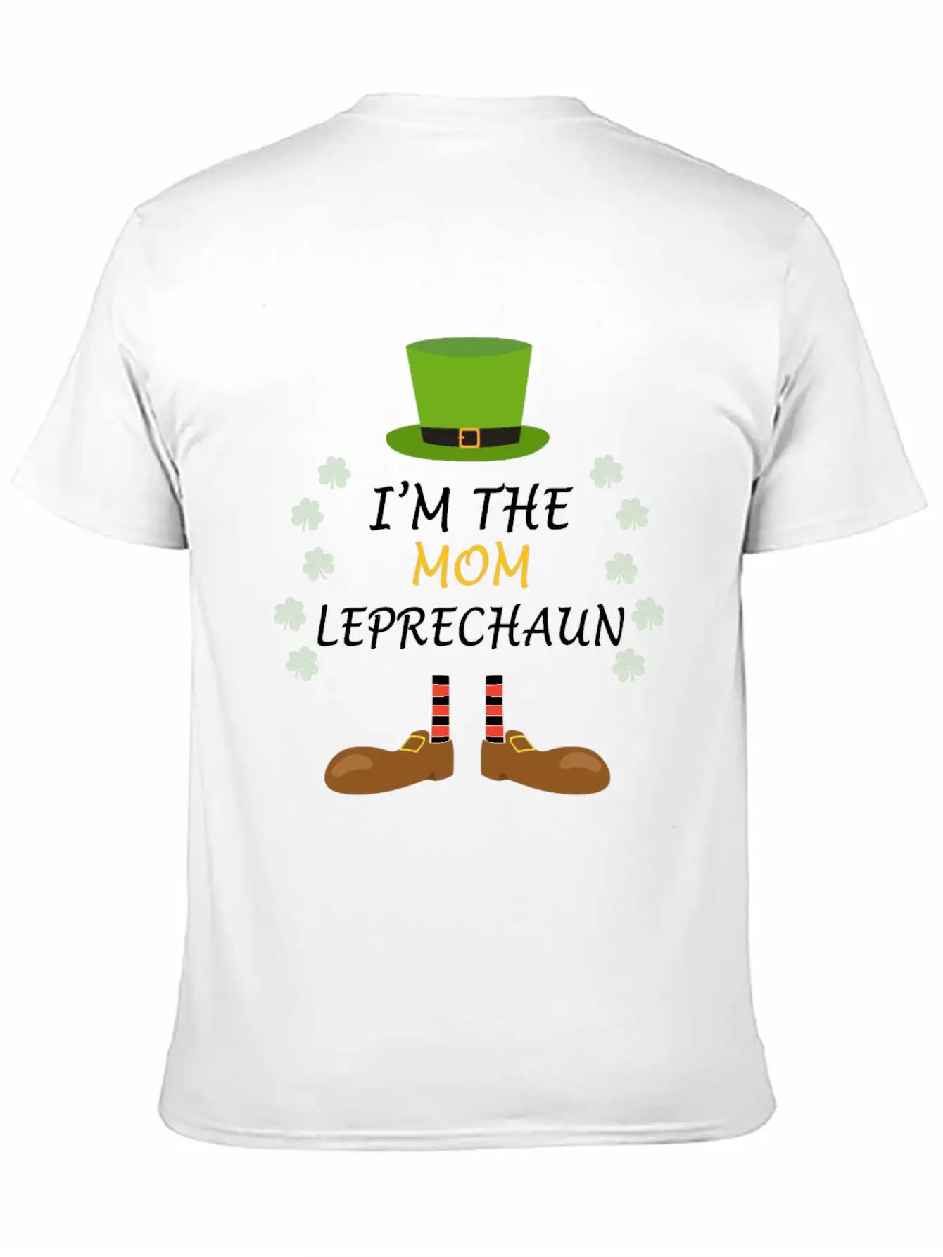 Mom Leprechaun Mama St Patricks Day Ireland Outfit Basic Graphic T-Shirt – Daily Comfort In Soft Cotton