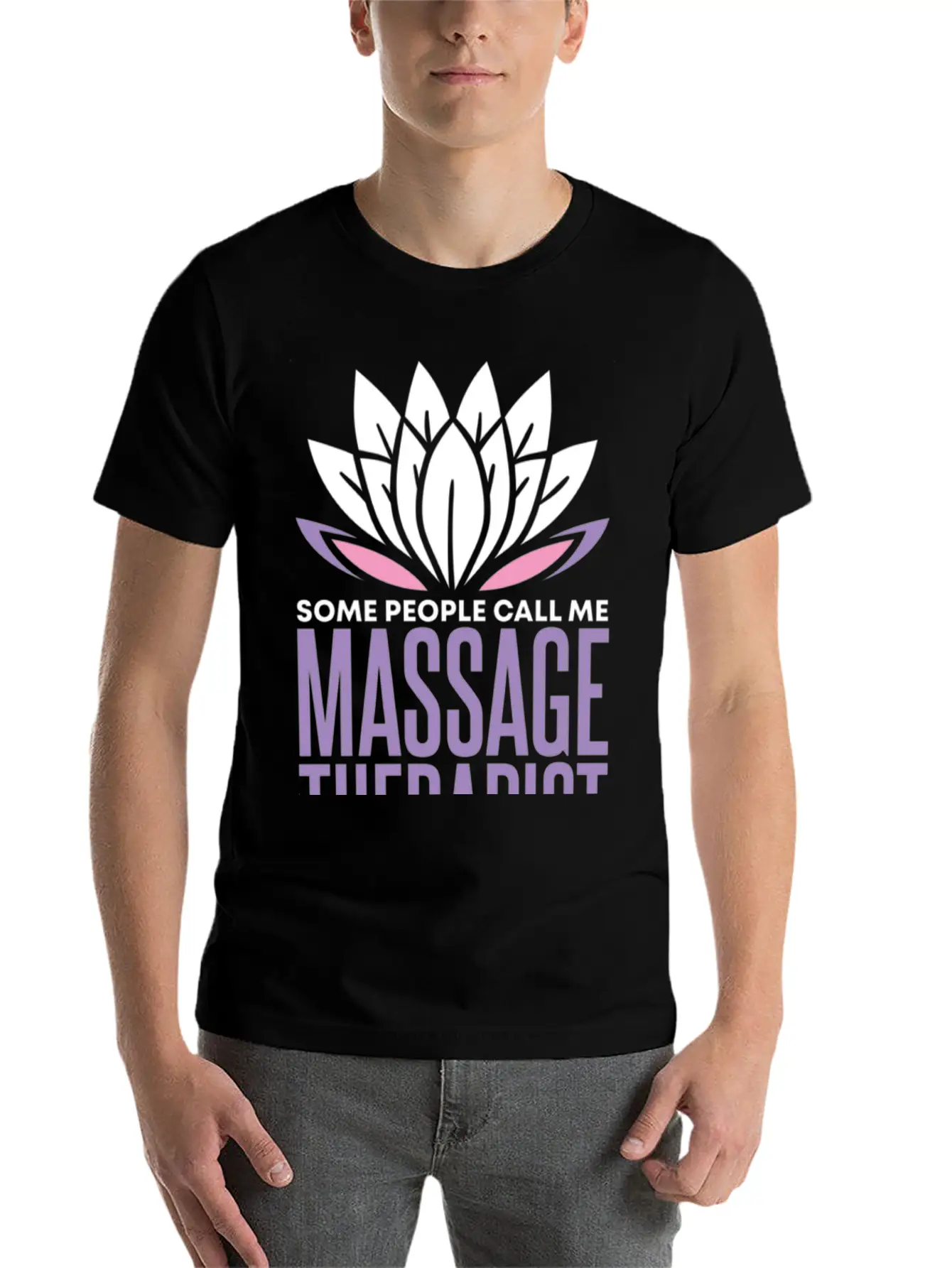 Mom Massage Therapist Unisex Short Sleeve Soft Cotton T-Shirt – Casual Everyday Wear