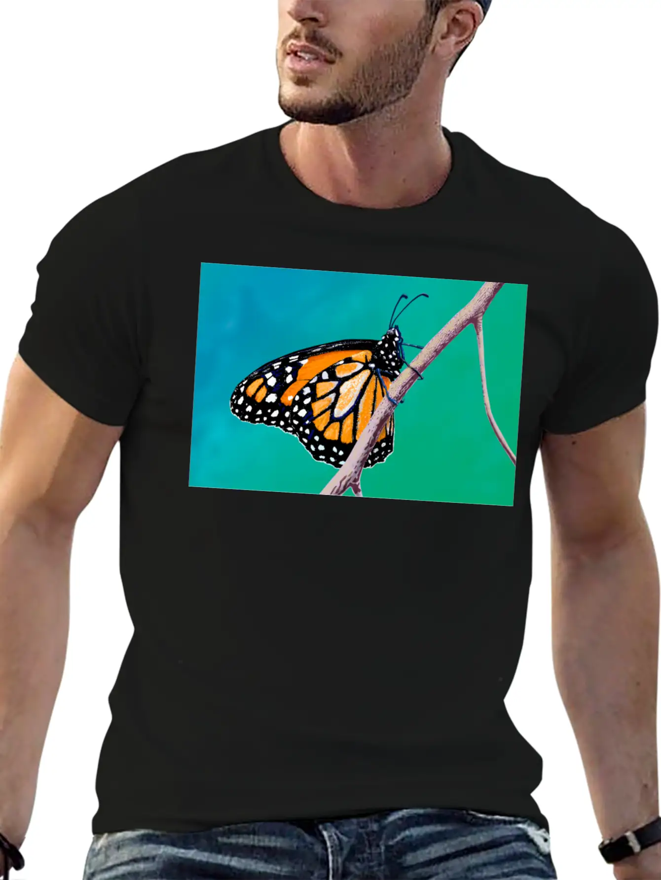 MONARCH BRANCH Unisex Short Sleeve Soft Cotton T-Shirt – Casual Everyday Wear