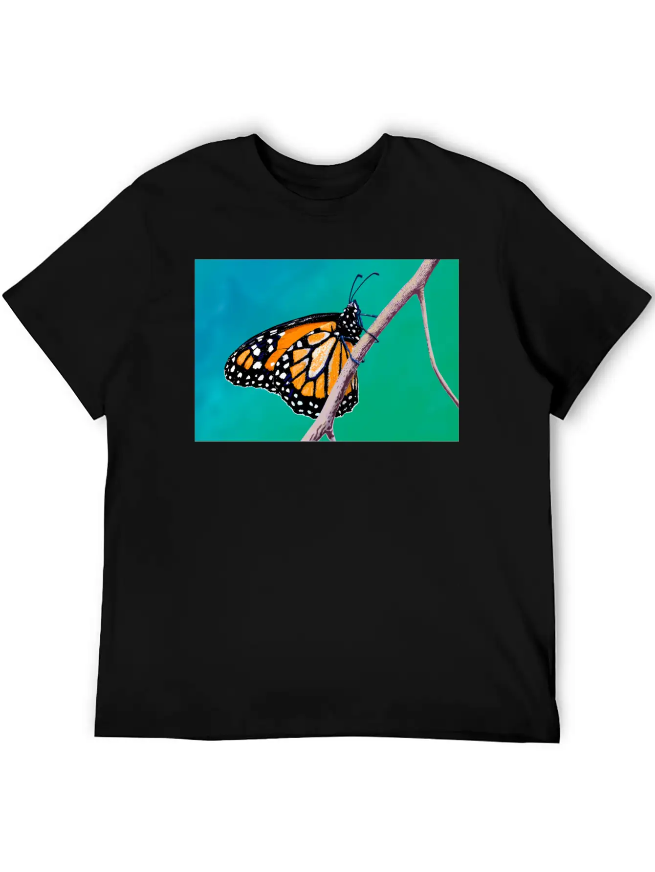 MONARCH BRANCH Unisex Short Sleeve Soft Cotton T-Shirt – Casual Everyday Wear