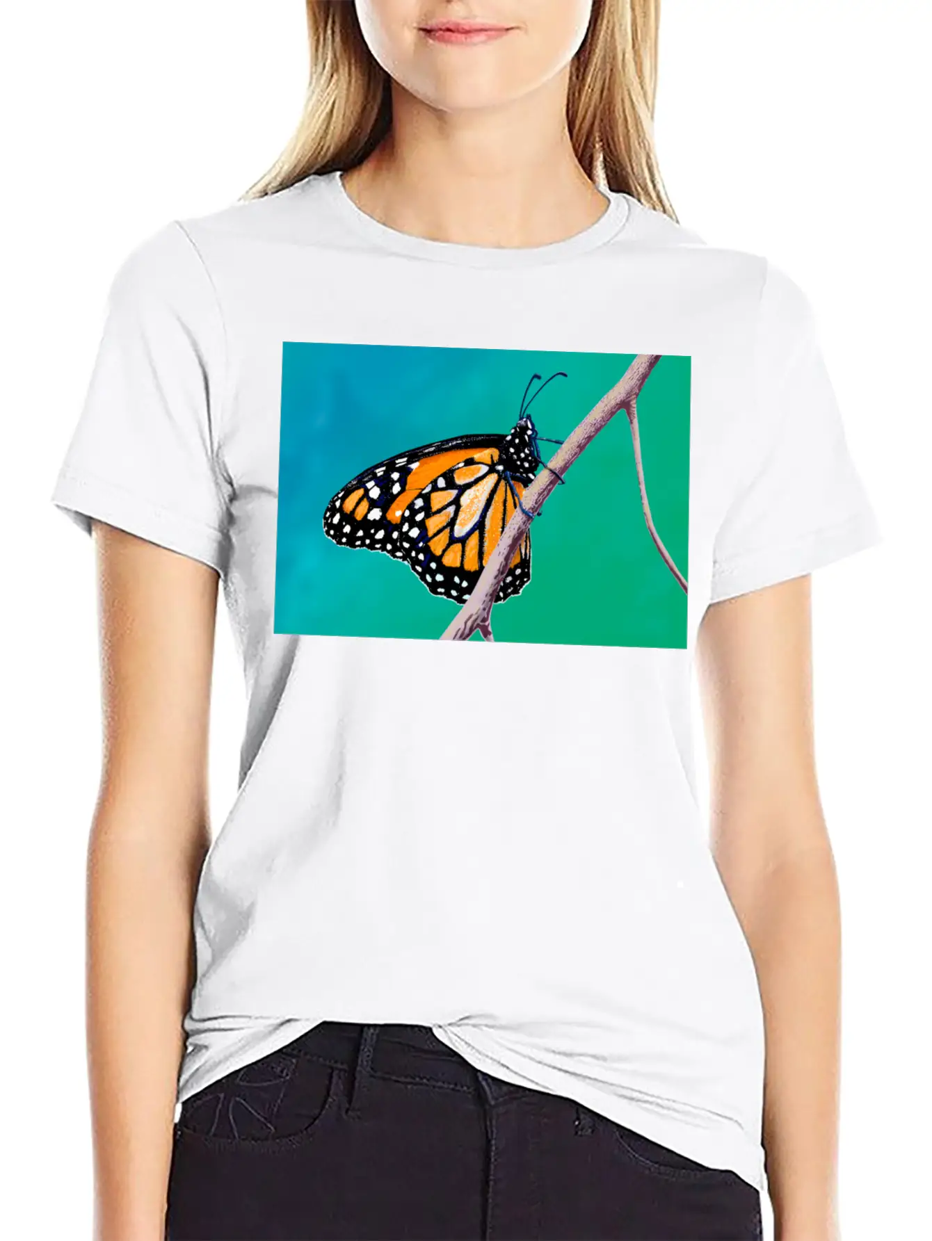 MONARCH BRANCH Unisex Short Sleeve Soft Cotton T-Shirt – Casual Everyday Wear