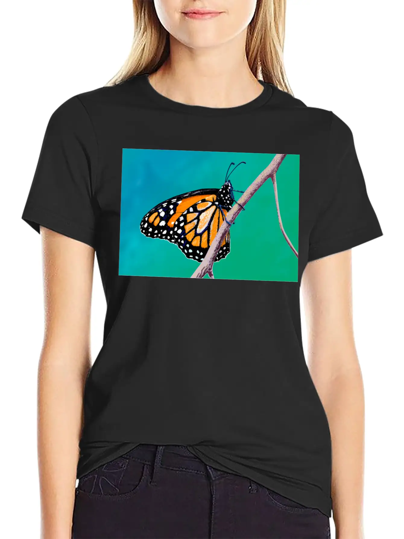 MONARCH BRANCH Unisex Short Sleeve Soft Cotton T-Shirt – Casual Everyday Wear