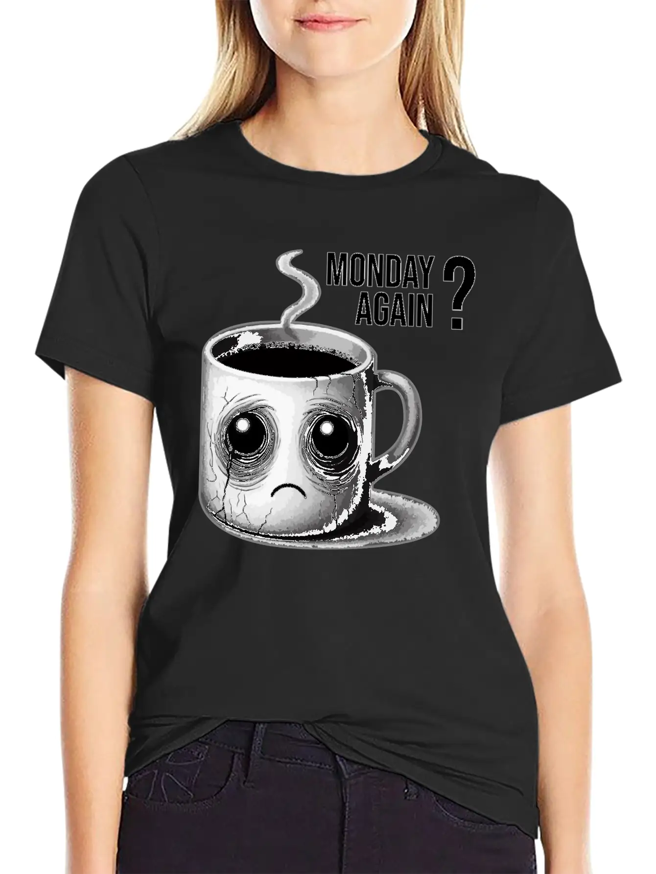 Monday Again Unisex Short Sleeve Soft Cotton T-Shirt – Casual Everyday Wear