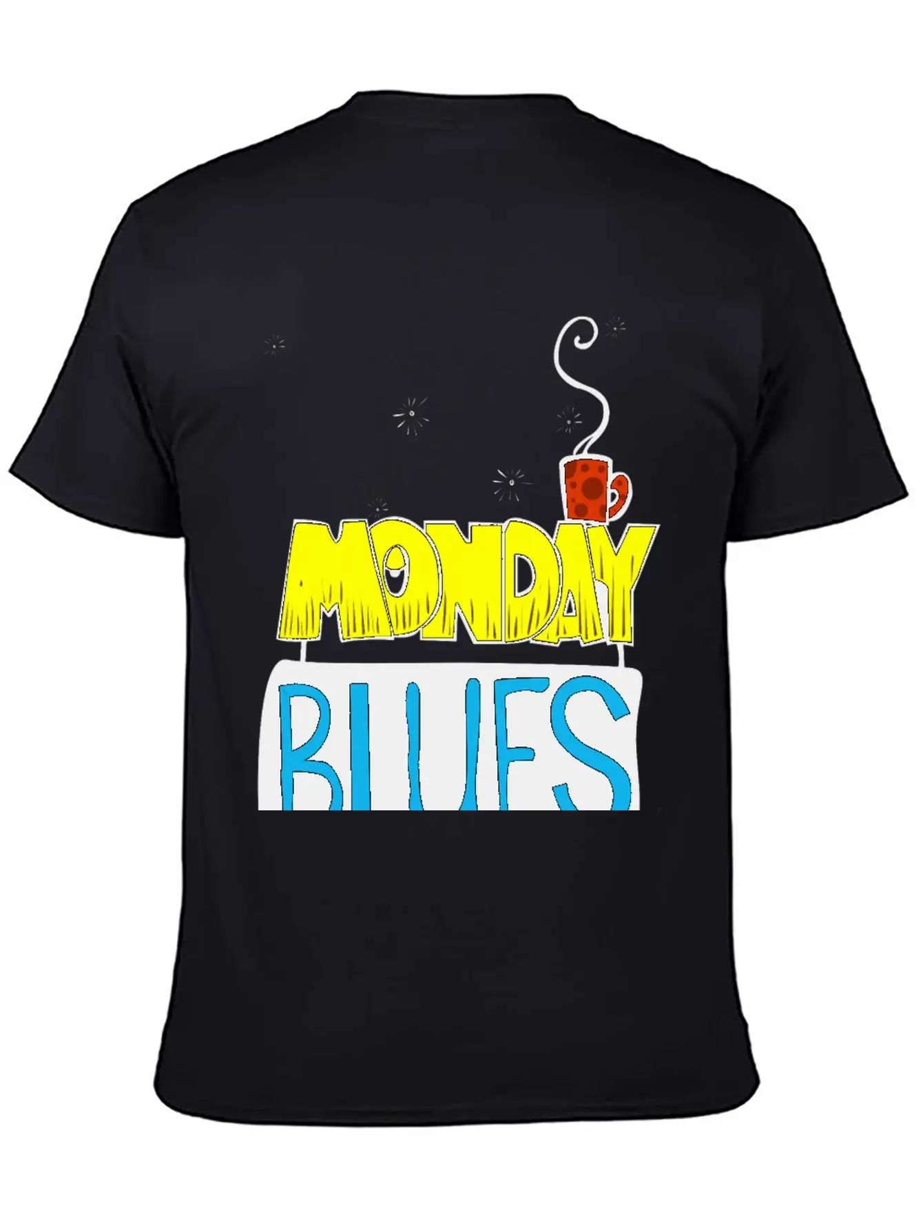 Monday Blues Stylish Everyday T-Shirt – Unisex Basic Cotton Tee