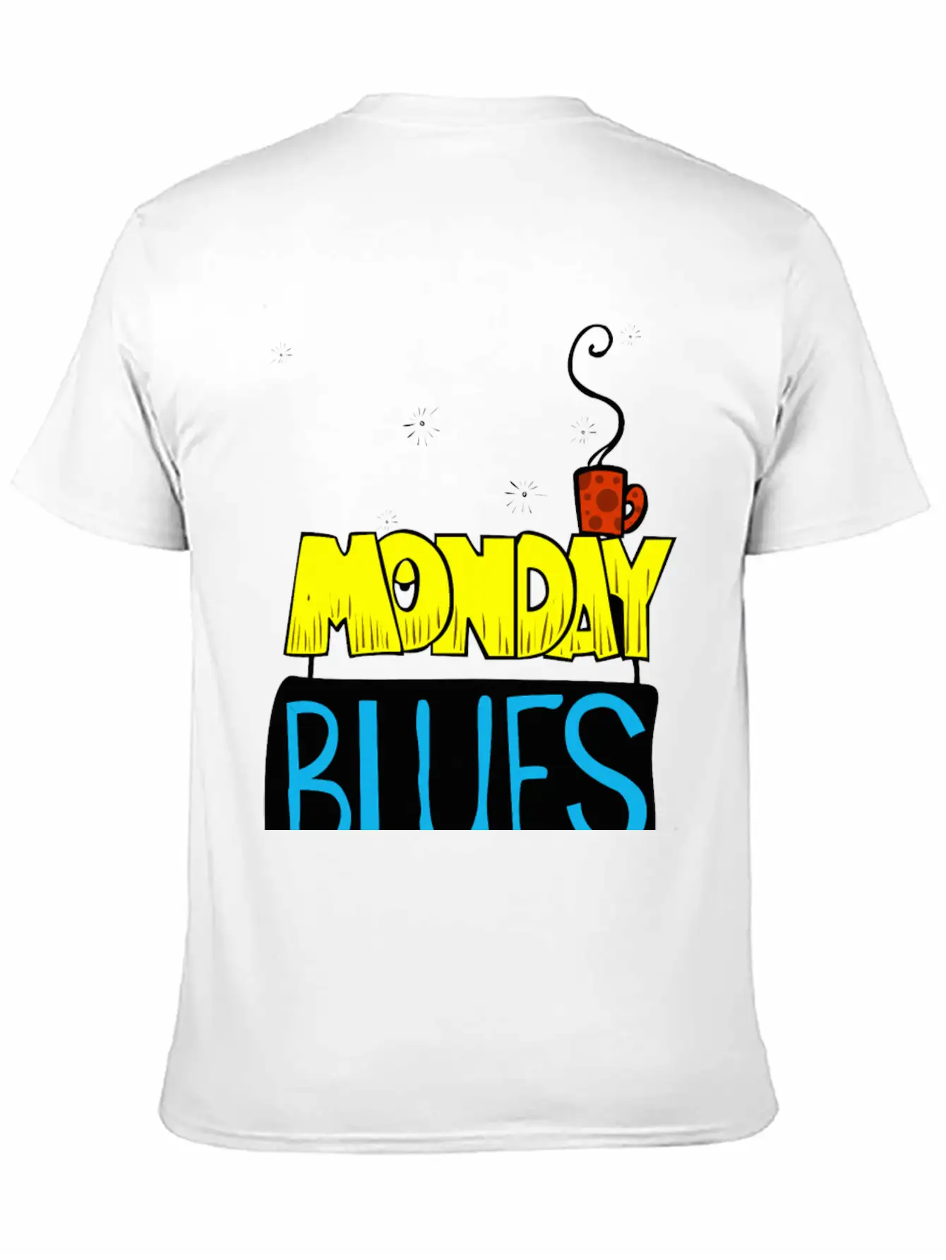 Monday Blues Stylish Everyday T-Shirt – Unisex Basic Cotton Tee