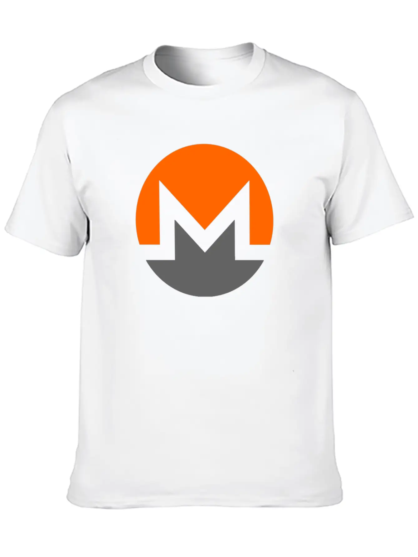 Monero XMR Crypto Cryptocurrency Blockchain Coin L Stylish Everyday T-Shirt – Unisex Basic Cotton Tee