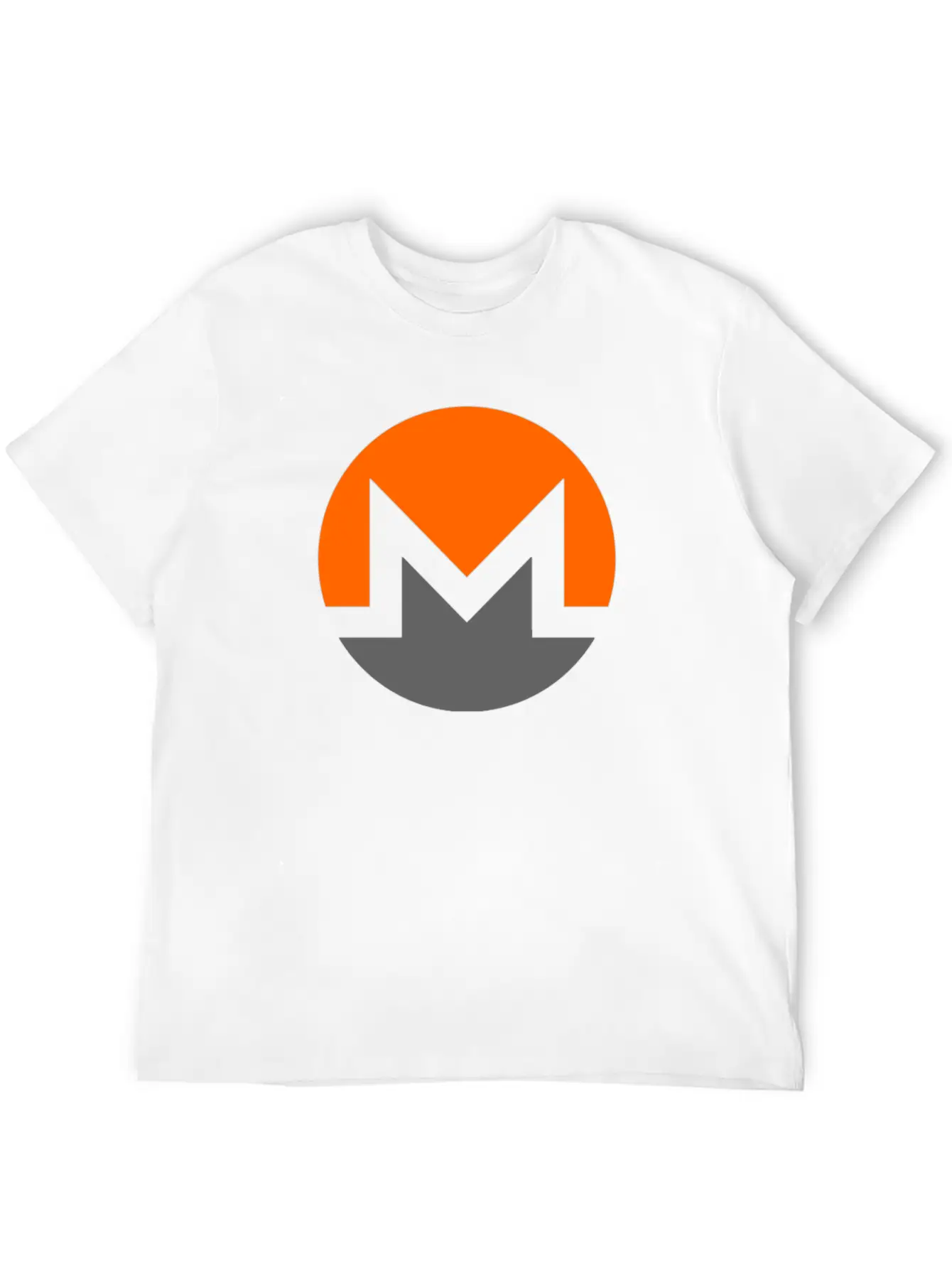 Monero XMR Crypto Cryptocurrency Blockchain Coin L Stylish Everyday T-Shirt – Unisex Basic Cotton Tee
