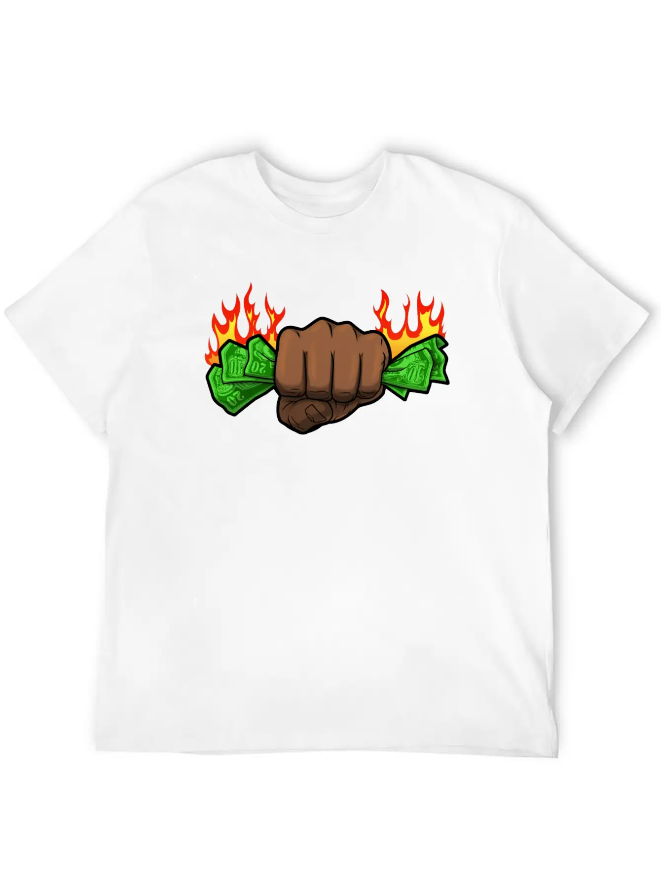 Money Fist Bump Stylish Everyday T-Shirt – Unisex Basic Cotton Tee