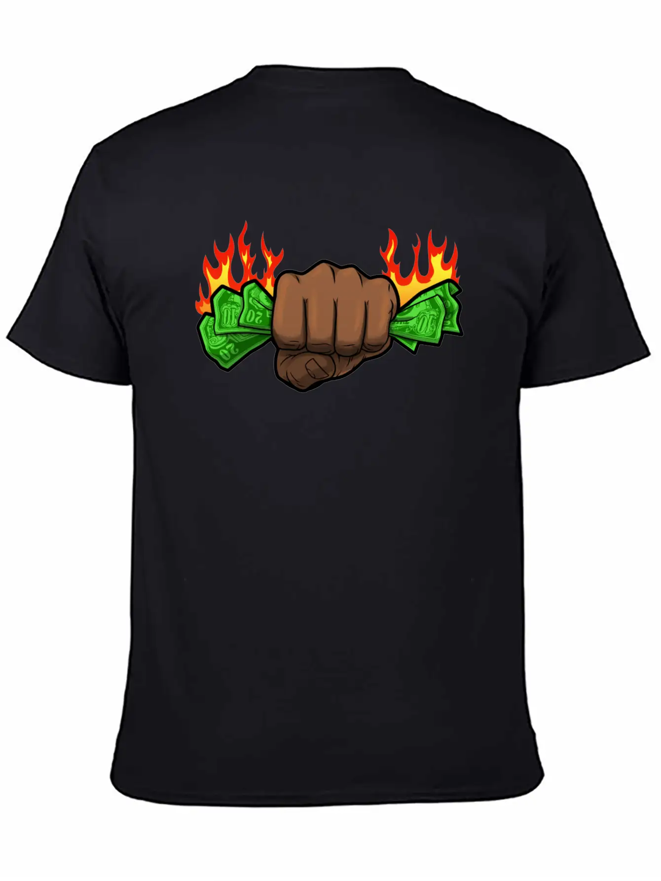 Money Fist Bump Stylish Everyday T-Shirt – Unisex Basic Cotton Tee
