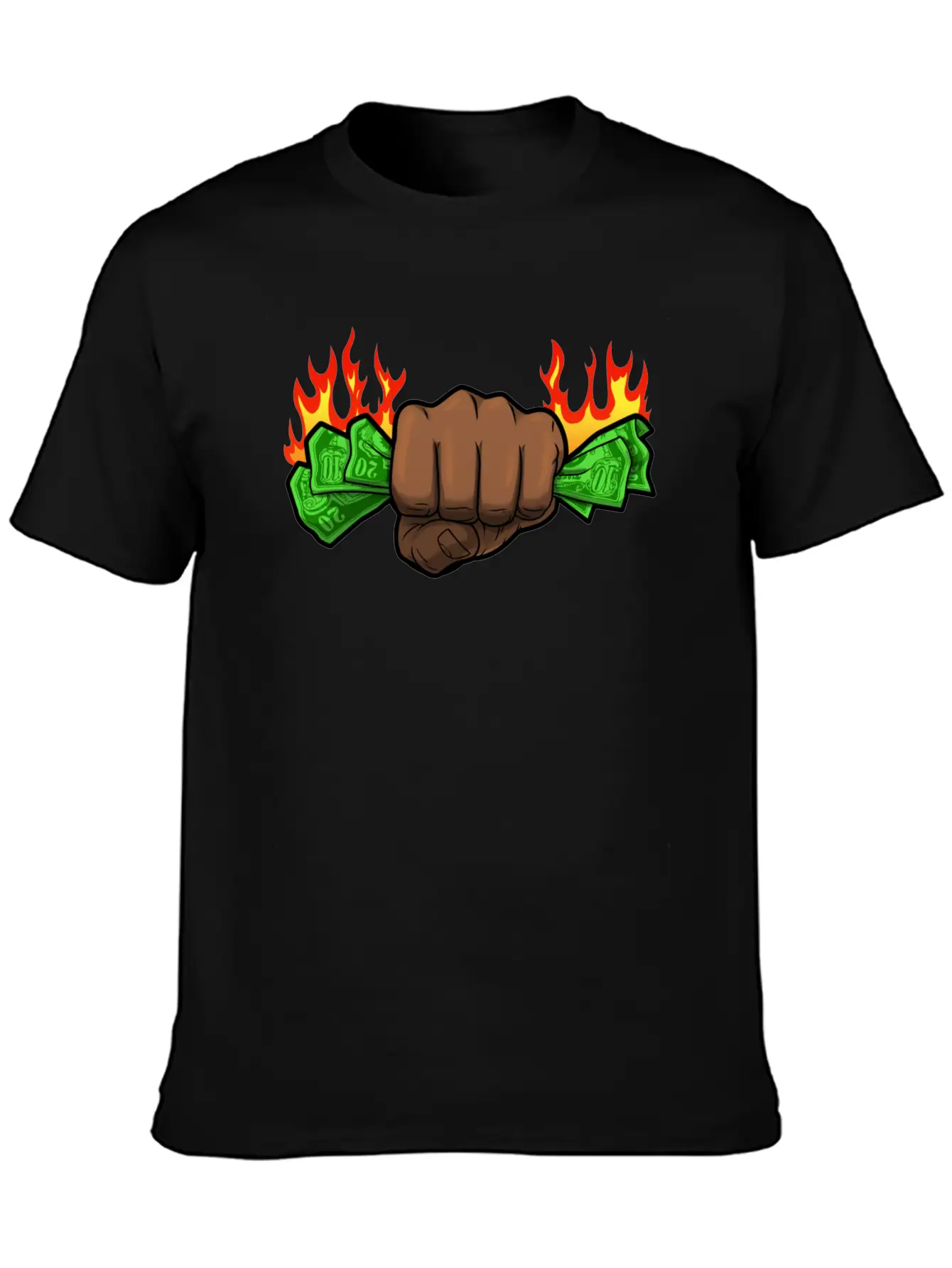 Money Fist Bump Stylish Everyday T-Shirt – Unisex Basic Cotton Tee