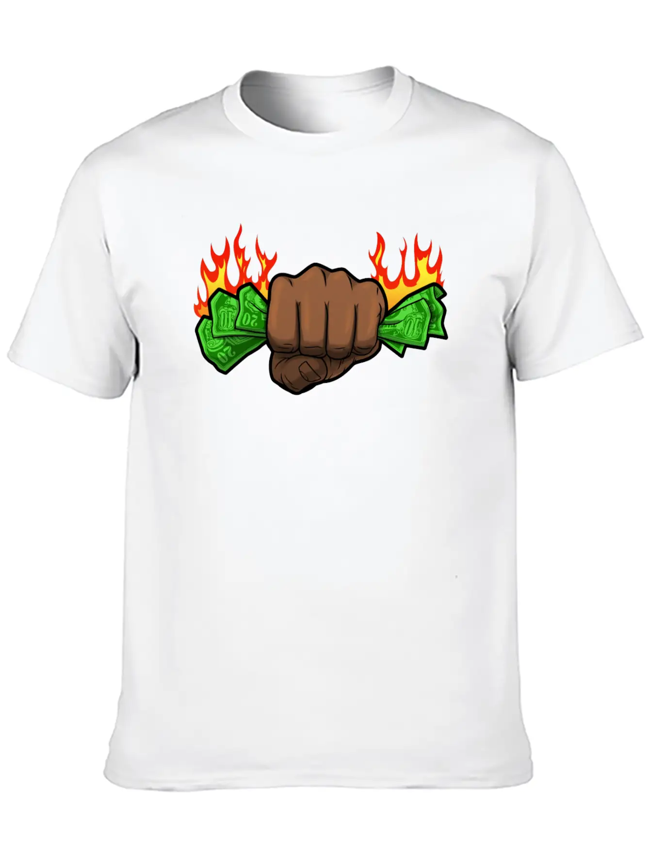 Money Fist Bump Stylish Everyday T-Shirt – Unisex Basic Cotton Tee