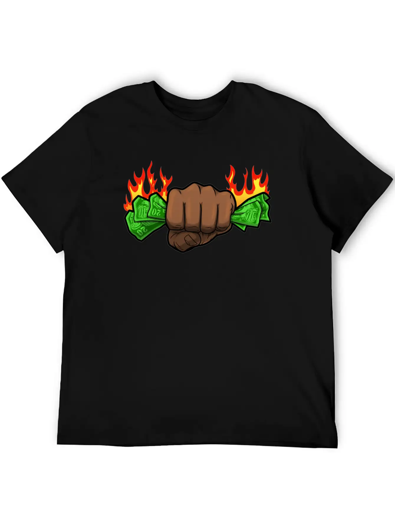 Money Fist Bump Stylish Everyday T-Shirt – Unisex Basic Cotton Tee