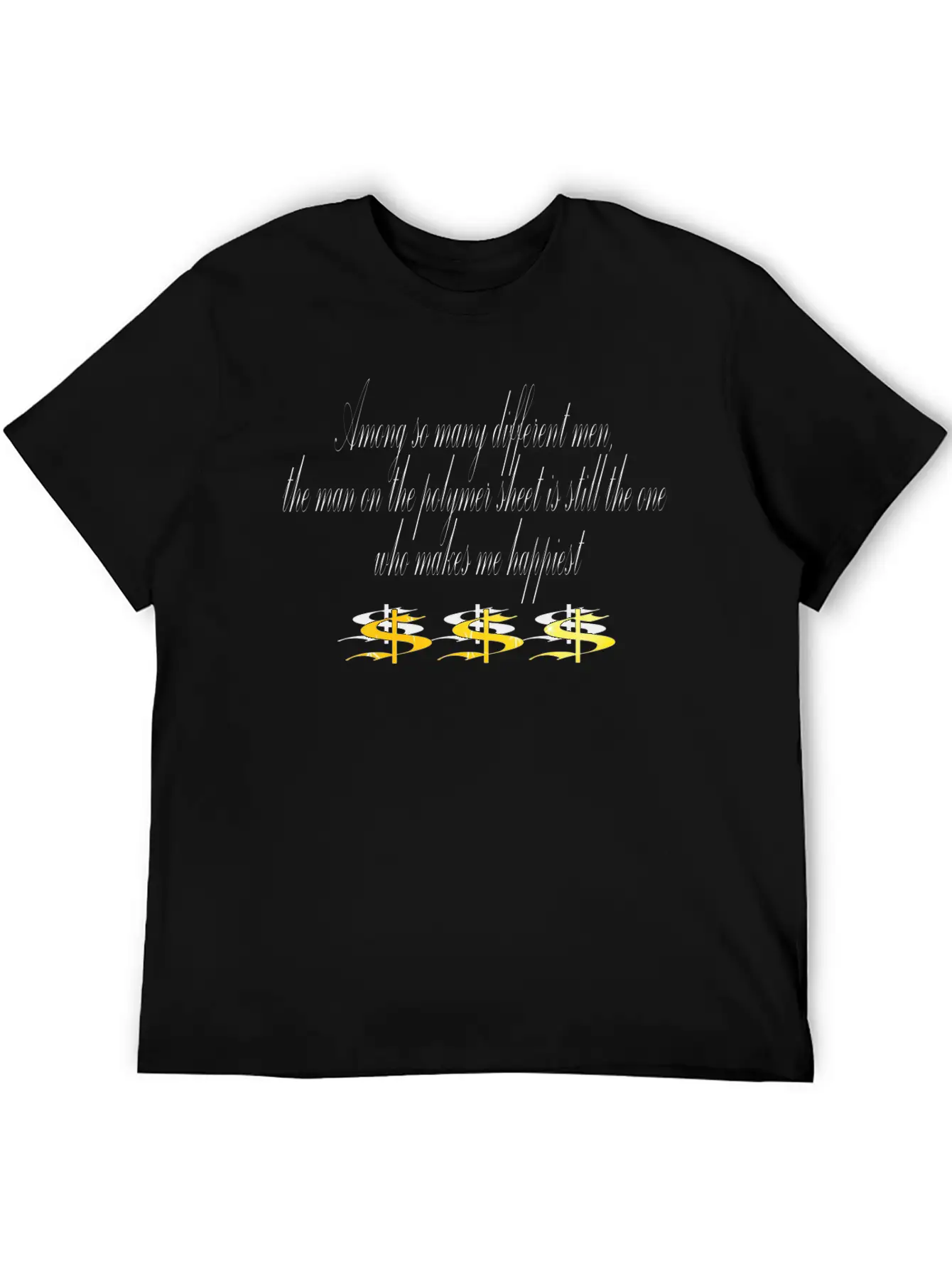 Money Unisex Short Sleeve Soft Cotton T-Shirt – Casual Everyday Wear