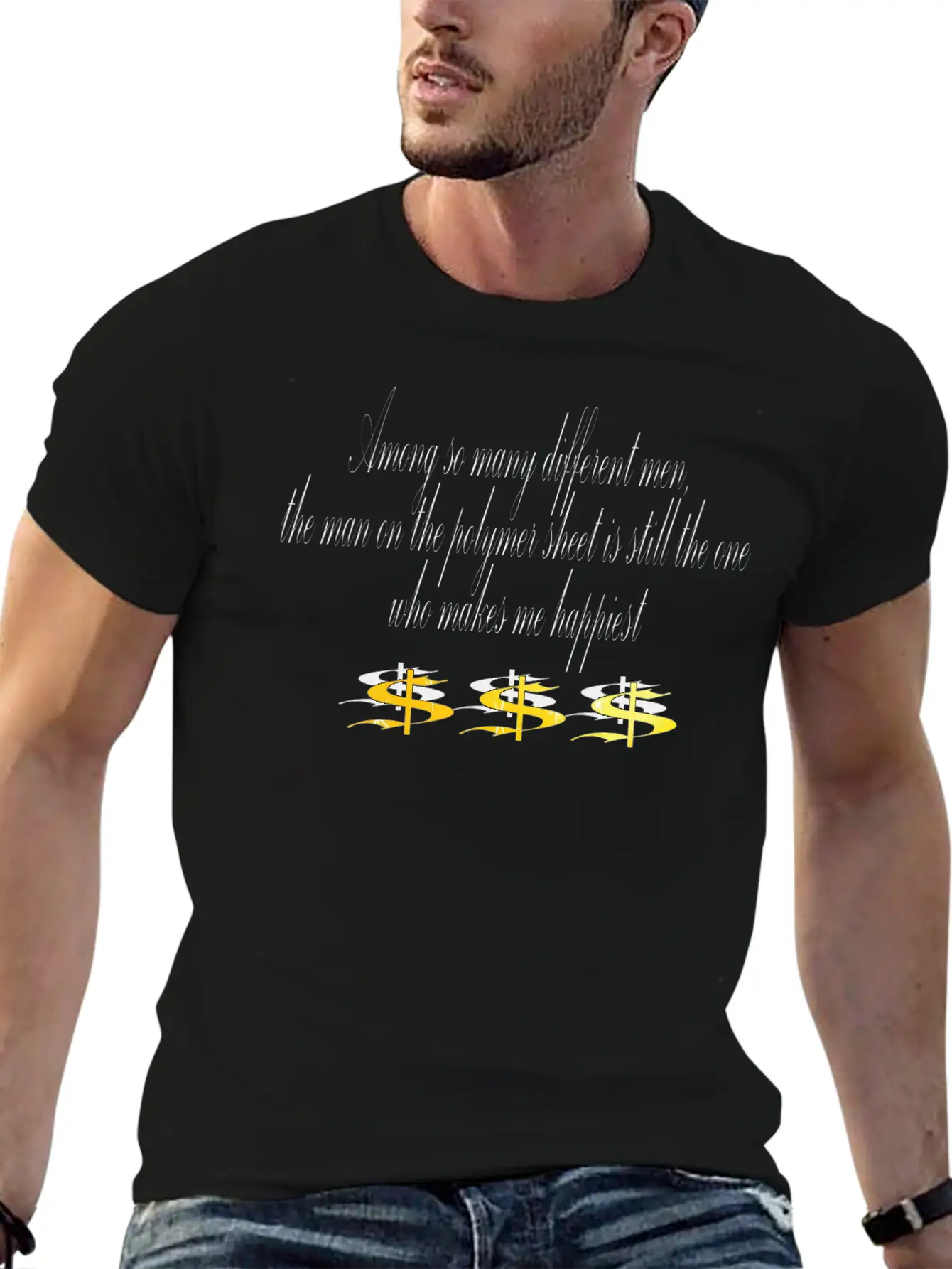 Money Unisex Short Sleeve Soft Cotton T-Shirt – Casual Everyday Wear