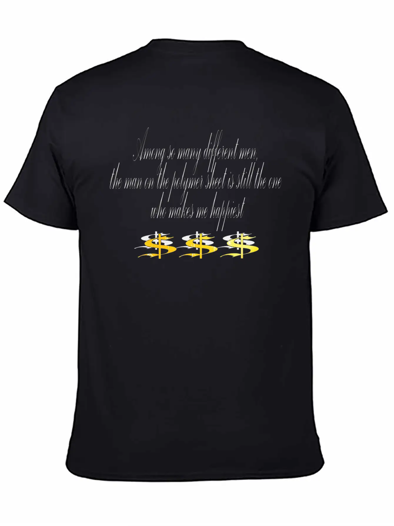 Money Unisex Short Sleeve Soft Cotton T-Shirt – Casual Everyday Wear