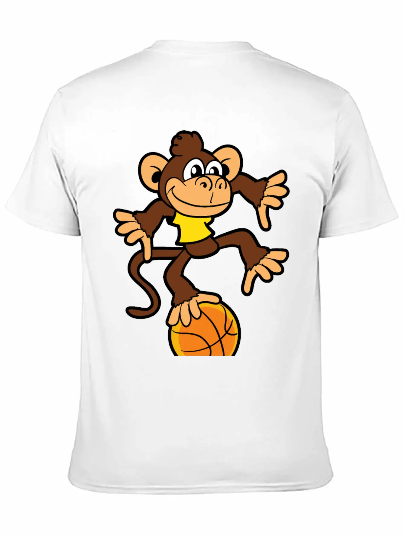 Monkey Ape Basketball Player Games Sports Basic Graphic T-Shirt – Daily Comfort In Soft Cotton