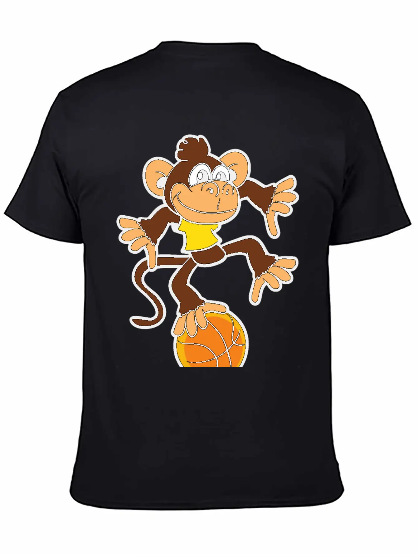 Monkey Ape Basketball Player Games Sports Basic Graphic T-Shirt – Daily Comfort In Soft Cotton