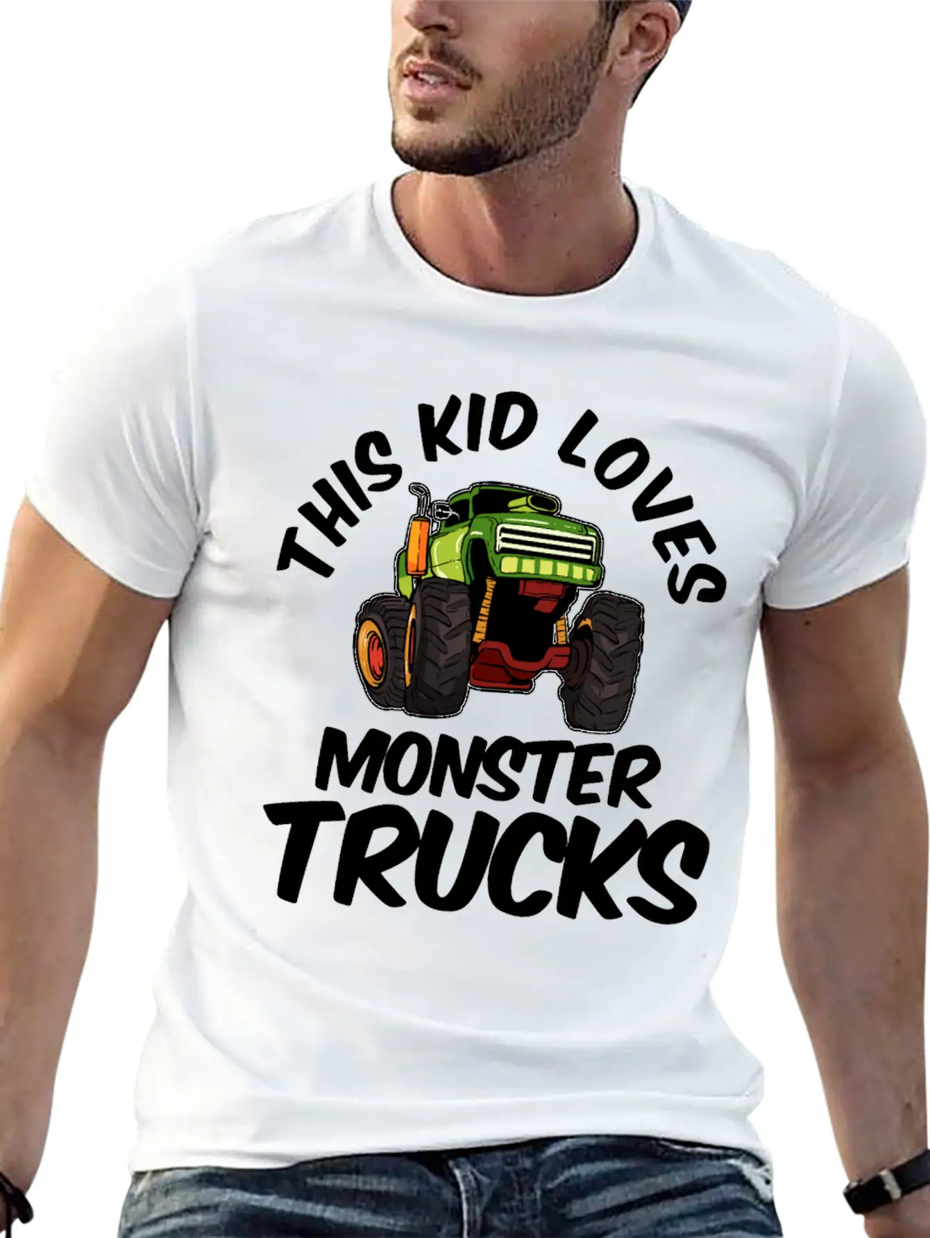 Monster Truck Essential Unisex Summer Tee – Soft Cotton Casual Fit