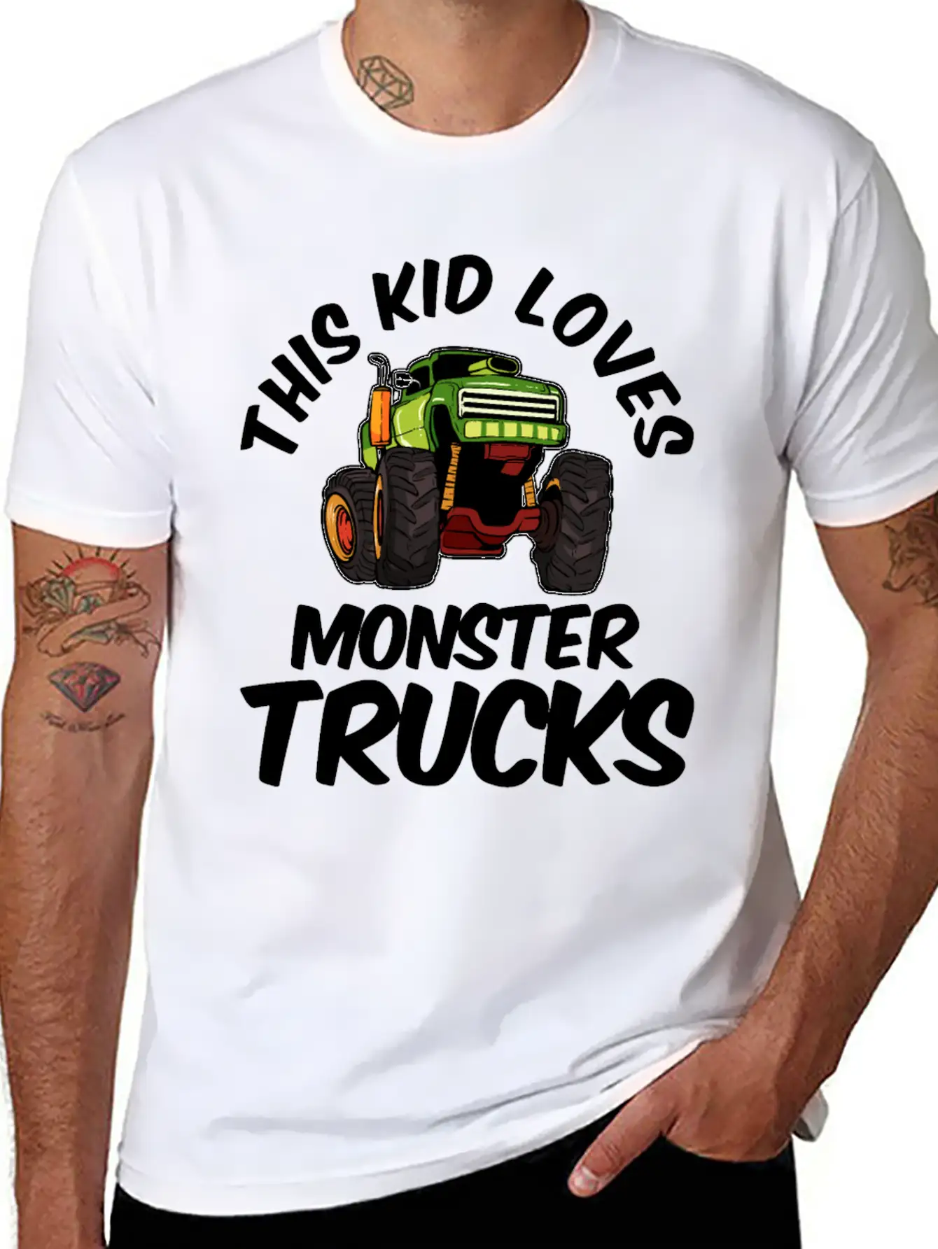 Monster Truck Essential Unisex Summer Tee – Soft Cotton Casual Fit