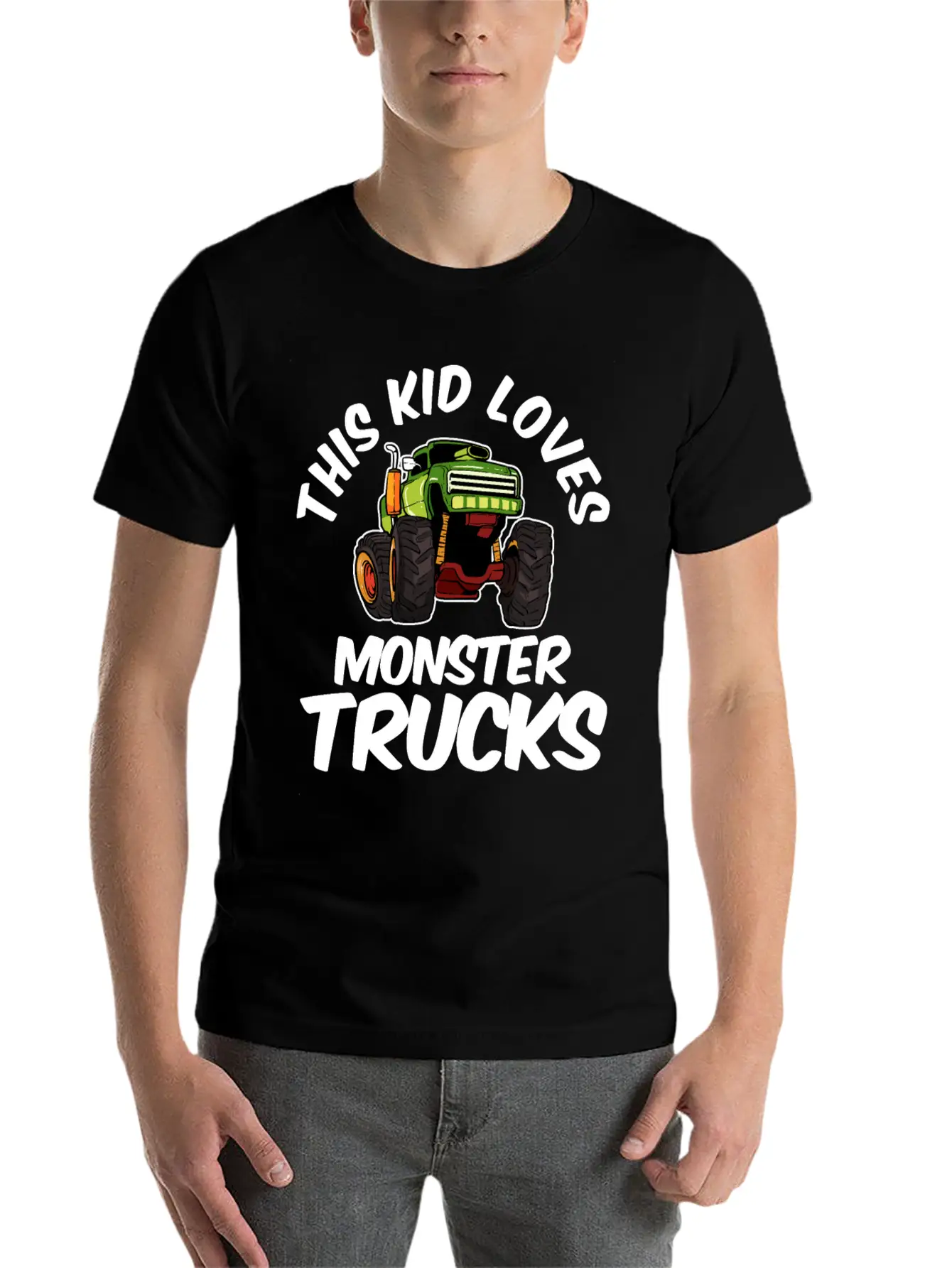 Monster Truck Essential Unisex Summer Tee – Soft Cotton Casual Fit