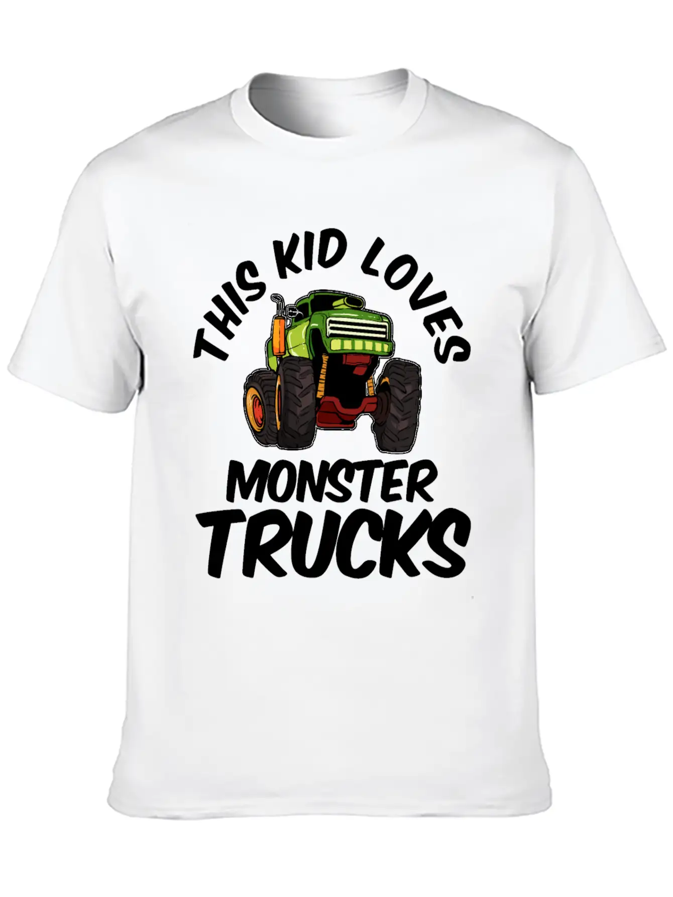 Monster Truck Essential Unisex Summer Tee – Soft Cotton Casual Fit