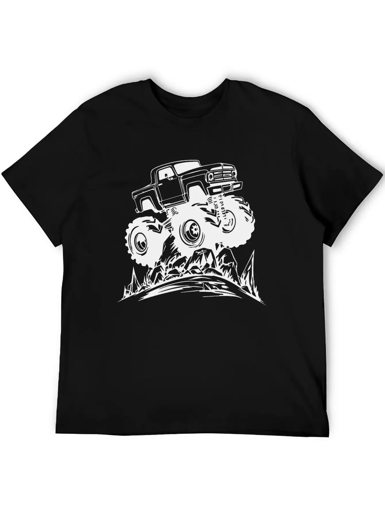 Monster Truck Monstertruck Basic Graphic T-Shirt – Daily Comfort In Soft Cotton