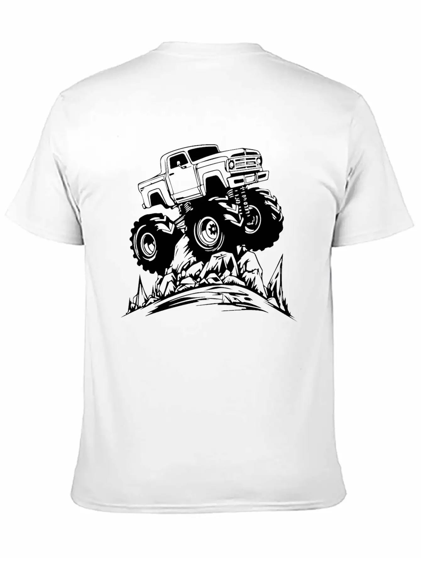 Monster Truck Monstertruck Basic Graphic T-Shirt – Daily Comfort In Soft Cotton