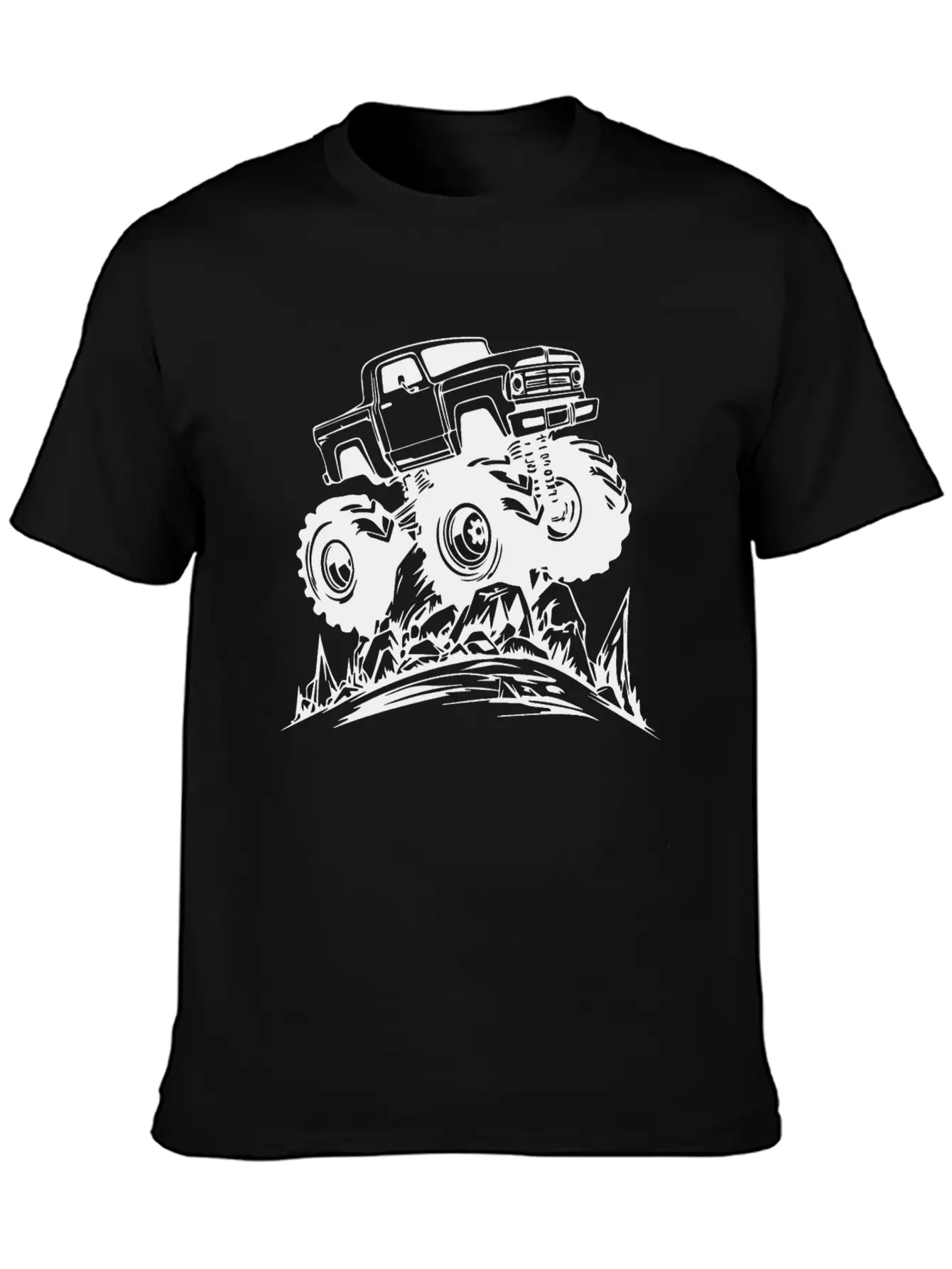 Monster Truck Monstertruck Basic Graphic T-Shirt – Daily Comfort In Soft Cotton