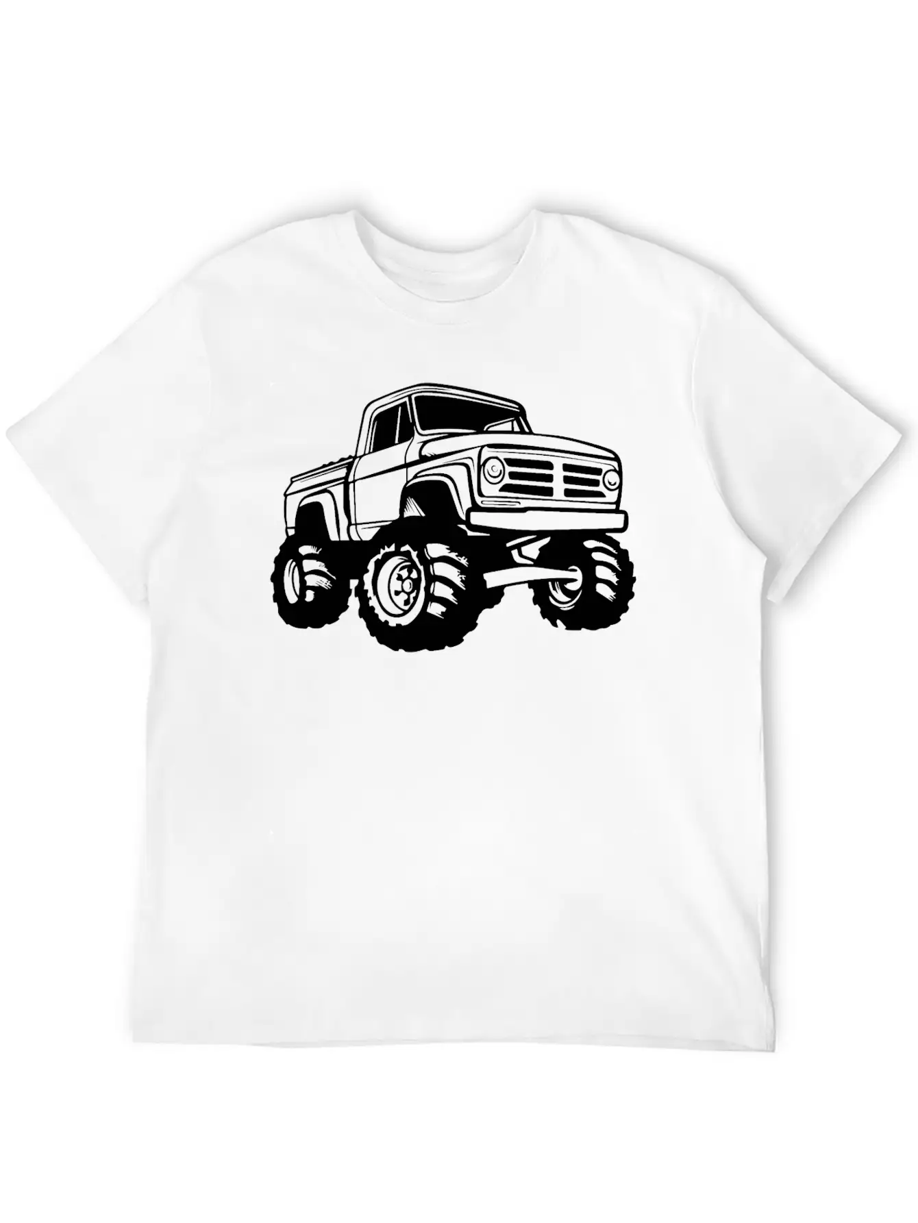 Monster Truck Monstertruck Unisex Short Sleeve Soft Cotton T-Shirt – Casual Everyday Wear