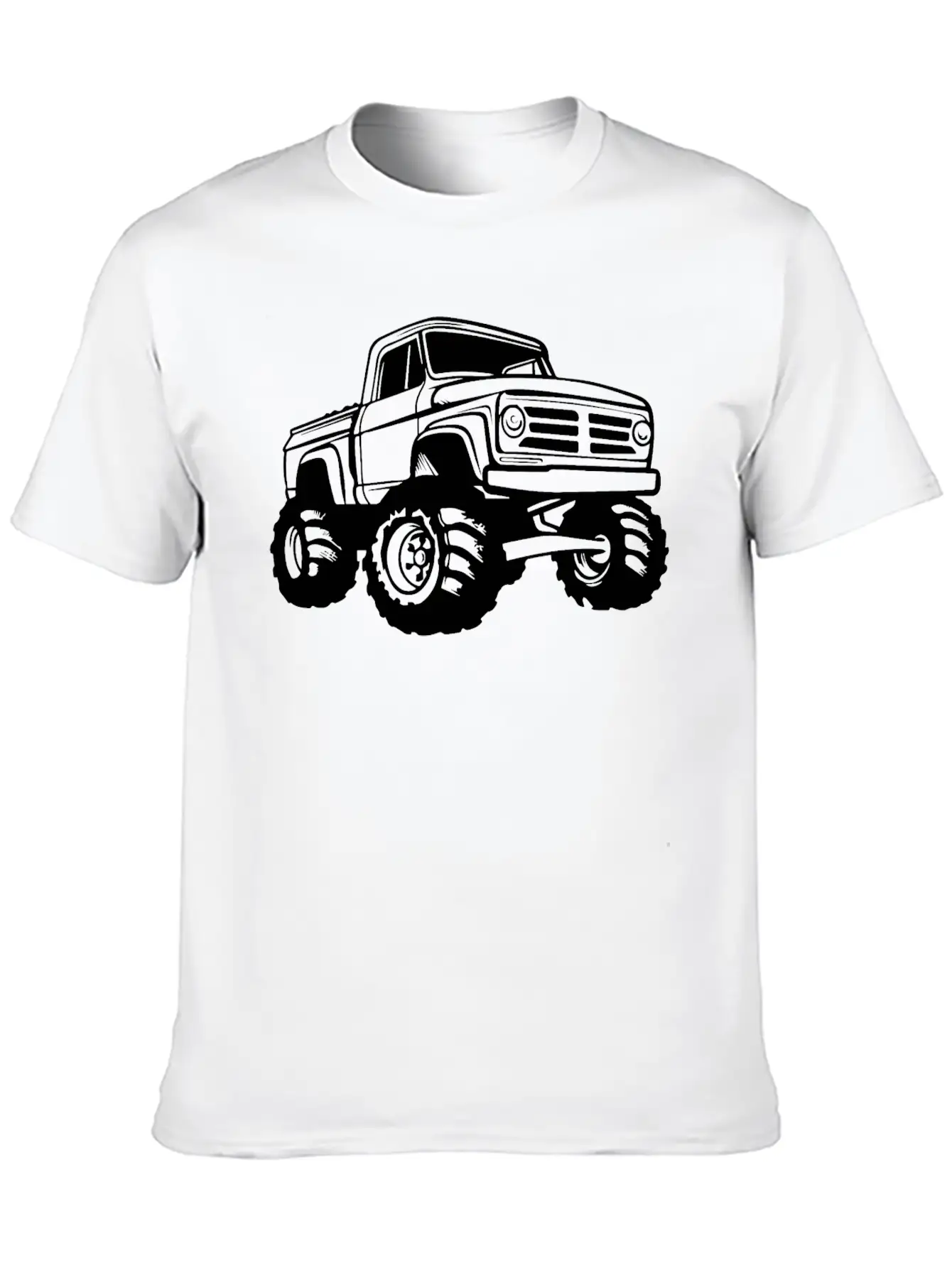Monster Truck Monstertruck Unisex Short Sleeve Soft Cotton T-Shirt – Casual Everyday Wear