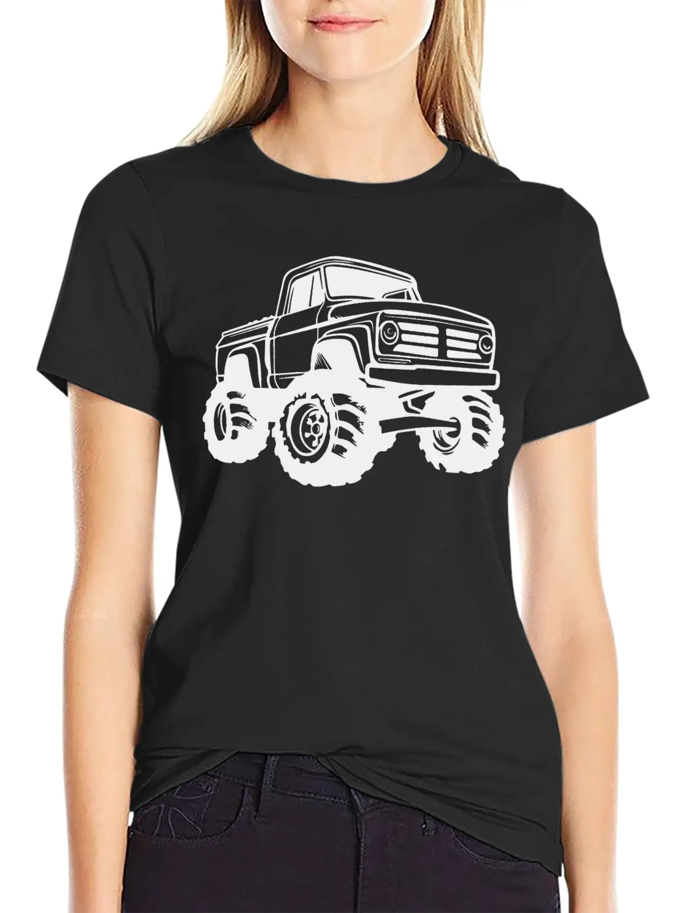 Monster Truck Monstertruck Unisex Short Sleeve Soft Cotton T-Shirt – Casual Everyday Wear