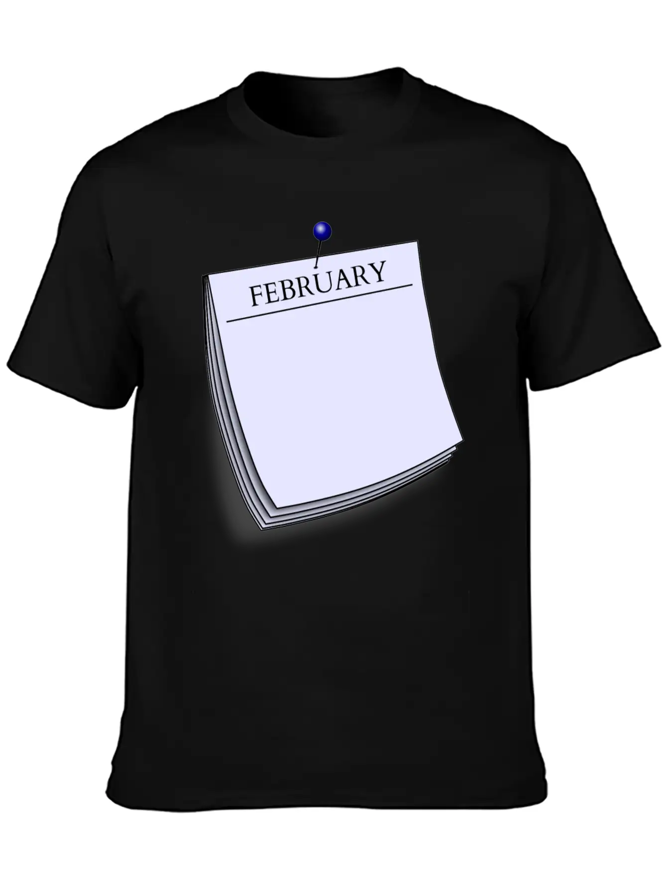 Monthy Note February Stylish Everyday T-Shirt – Unisex Basic Cotton Tee