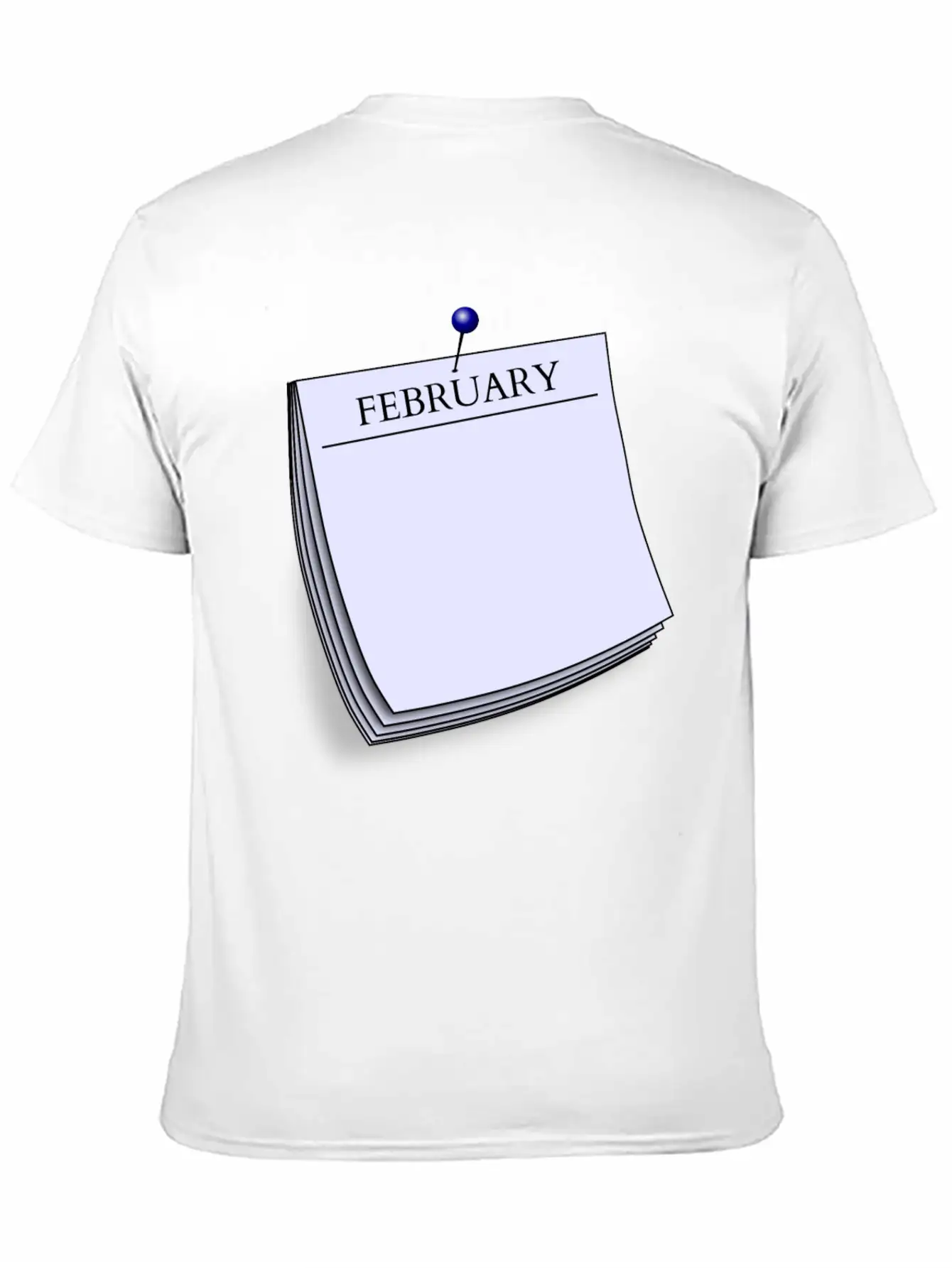 Monthy Note February Stylish Everyday T-Shirt – Unisex Basic Cotton Tee