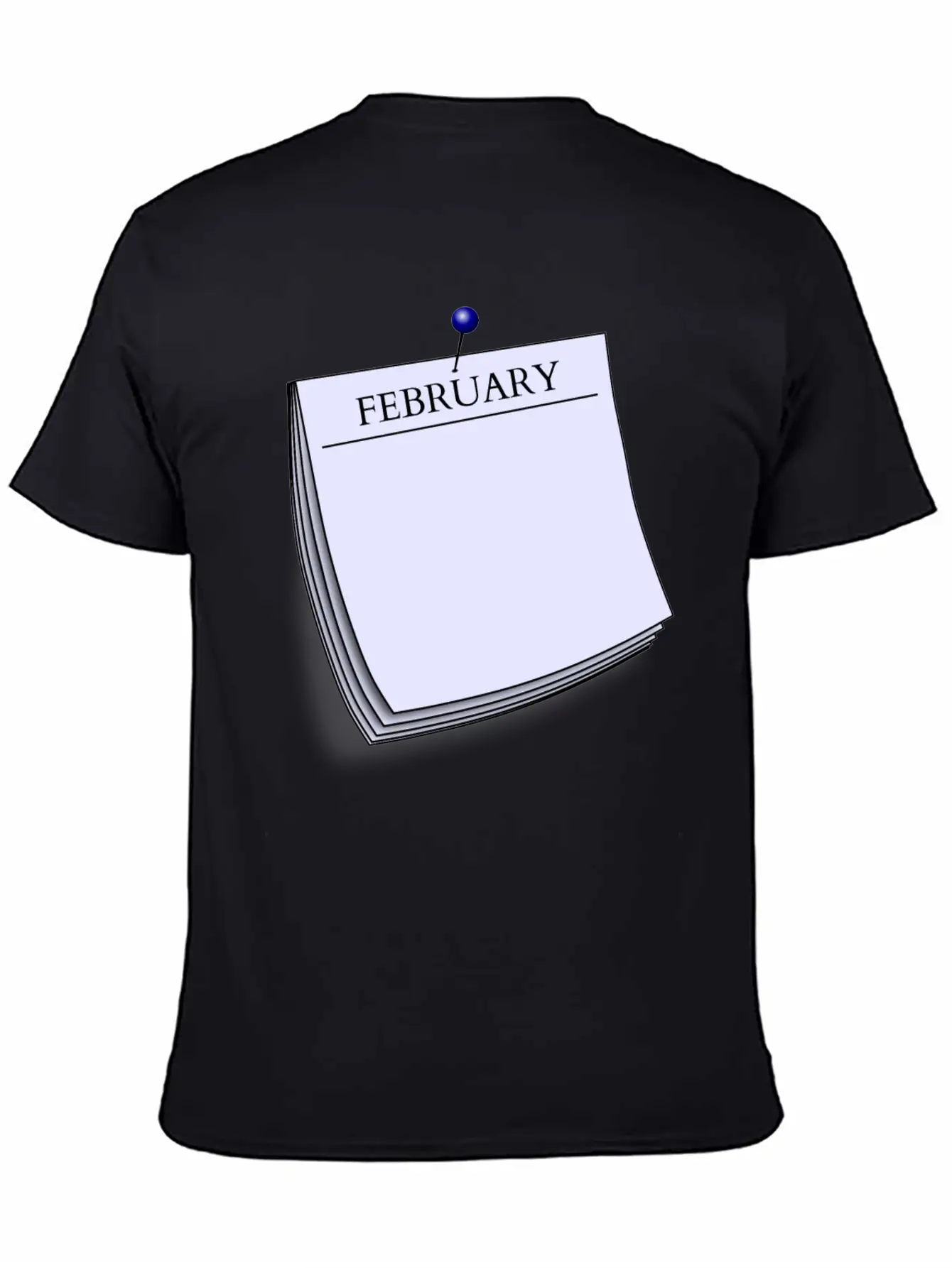 Monthy Note February Stylish Everyday T-Shirt – Unisex Basic Cotton Tee