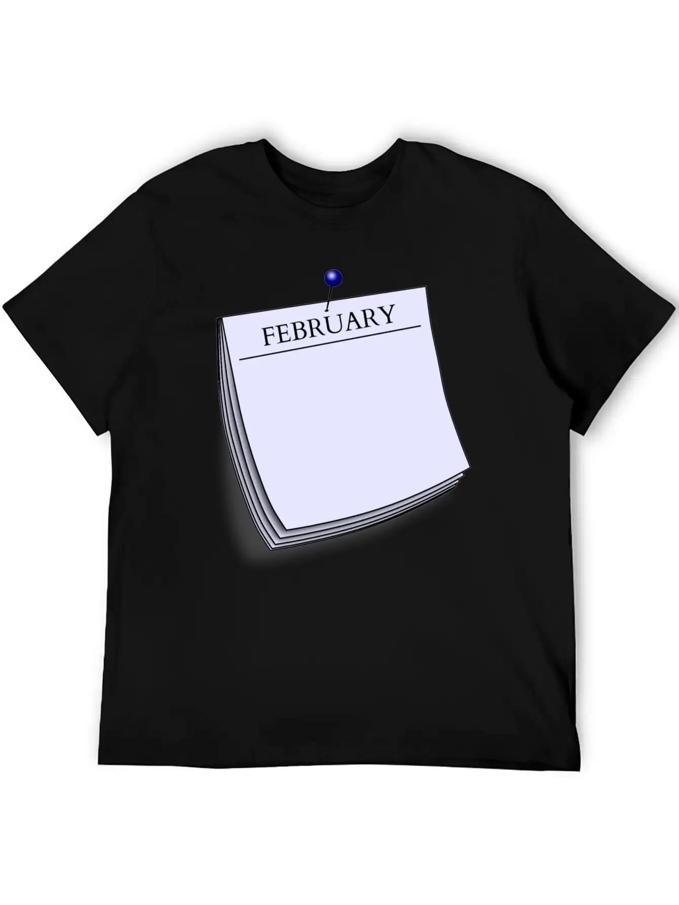 Monthy Note February Stylish Everyday T-Shirt – Unisex Basic Cotton Tee