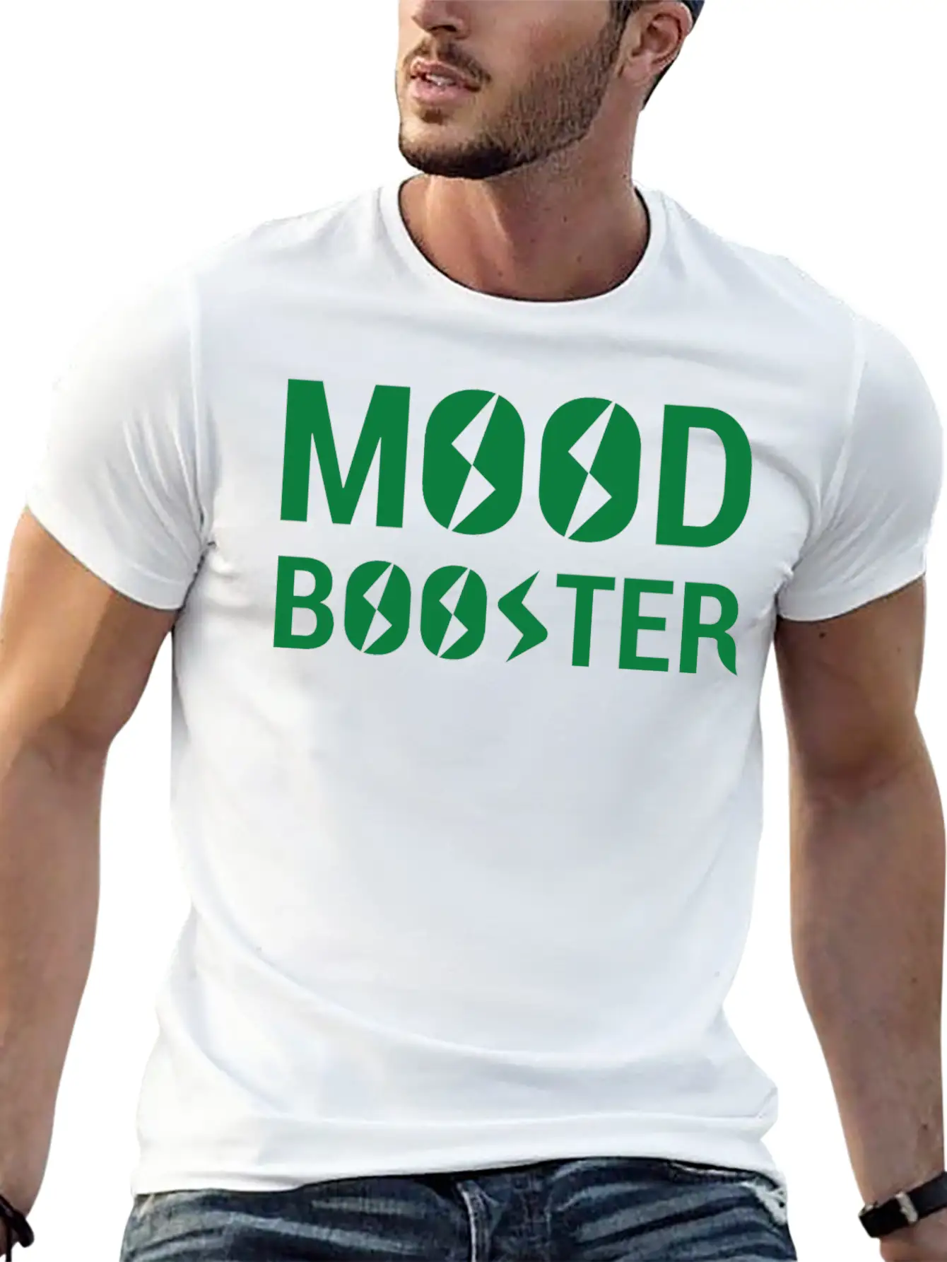 Mood Booster Tshirt Stylish Everyday T-Shirt – Unisex Basic Cotton Tee