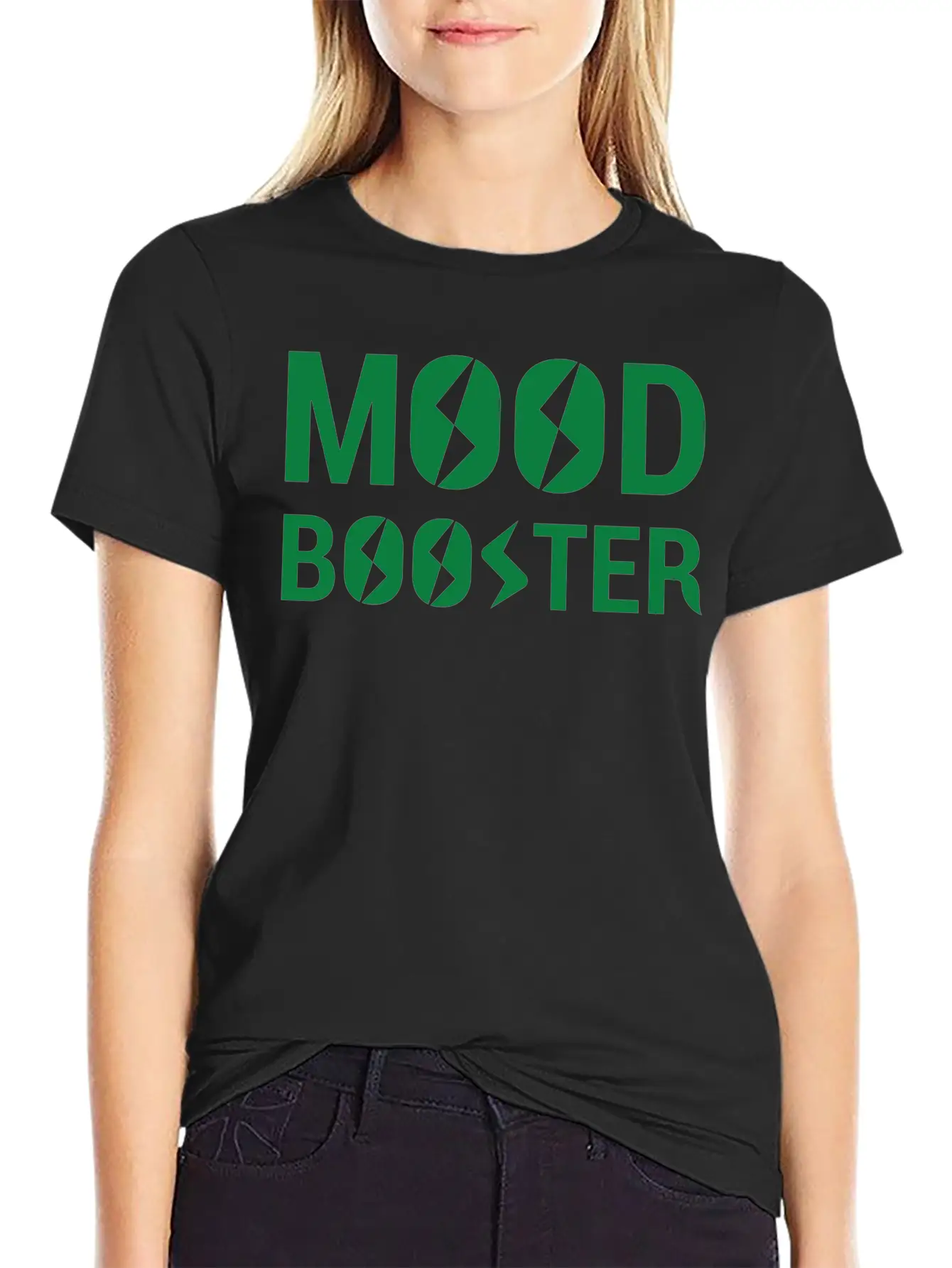 Mood Booster Tshirt Stylish Everyday T-Shirt – Unisex Basic Cotton Tee