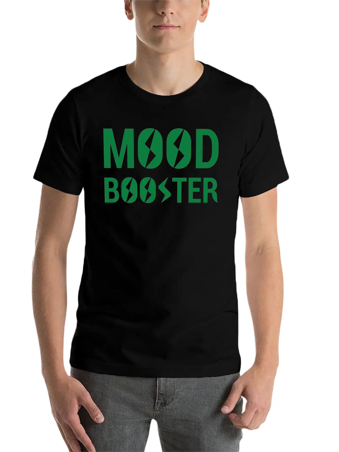 Mood Booster Tshirt Stylish Everyday T-Shirt – Unisex Basic Cotton Tee