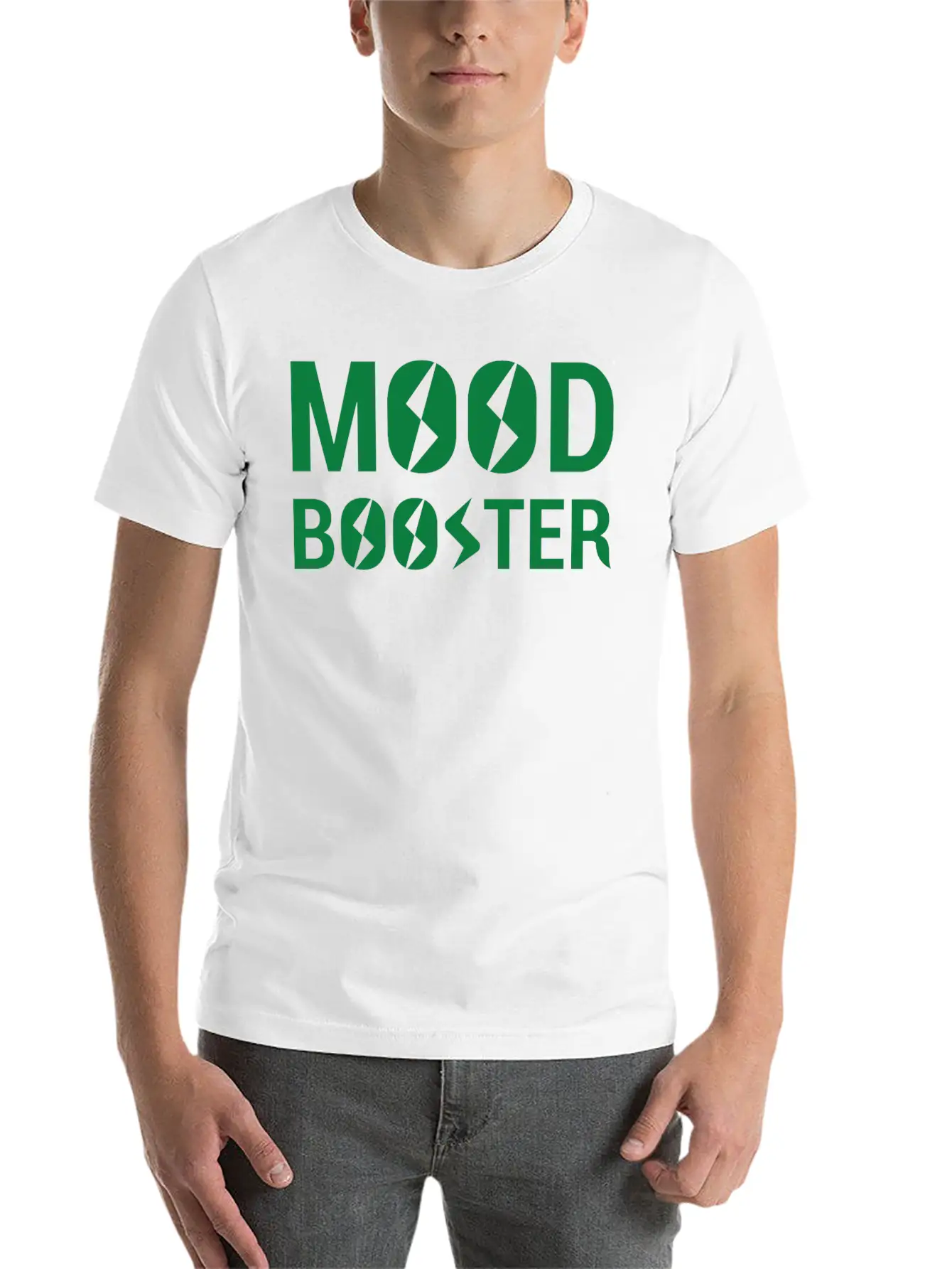 Mood Booster Tshirt Stylish Everyday T-Shirt – Unisex Basic Cotton Tee