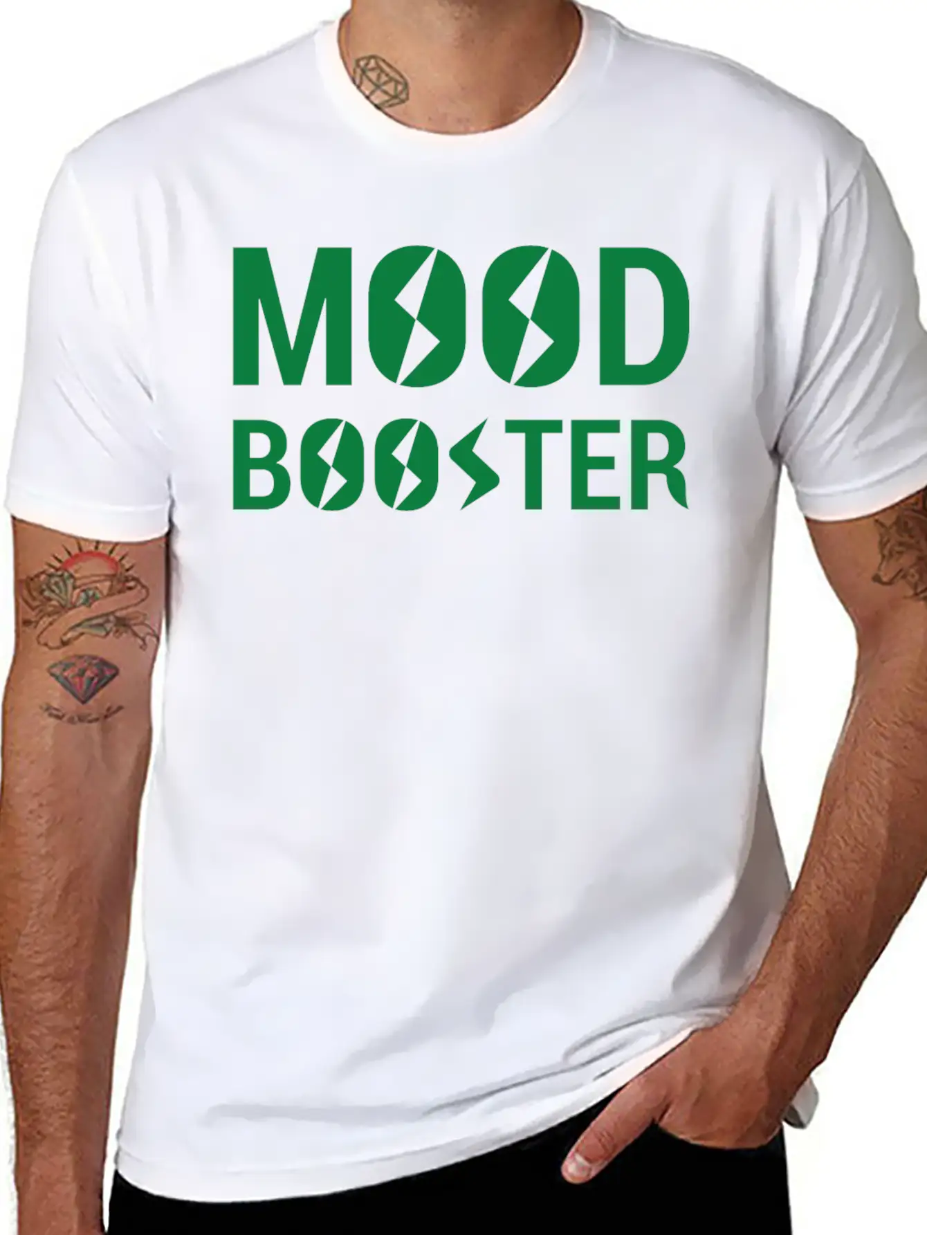 Mood Booster Tshirt Stylish Everyday T-Shirt – Unisex Basic Cotton Tee