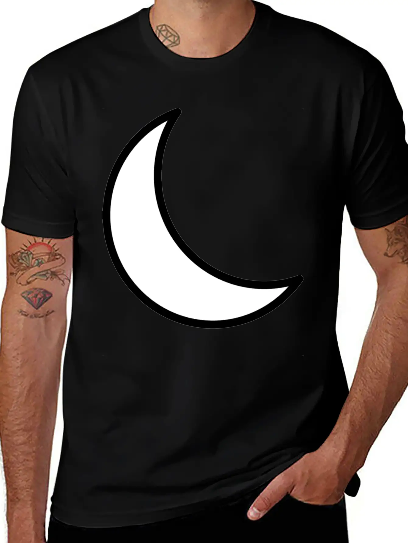 Moon Stylish Everyday T-Shirt – Unisex Basic Cotton Tee