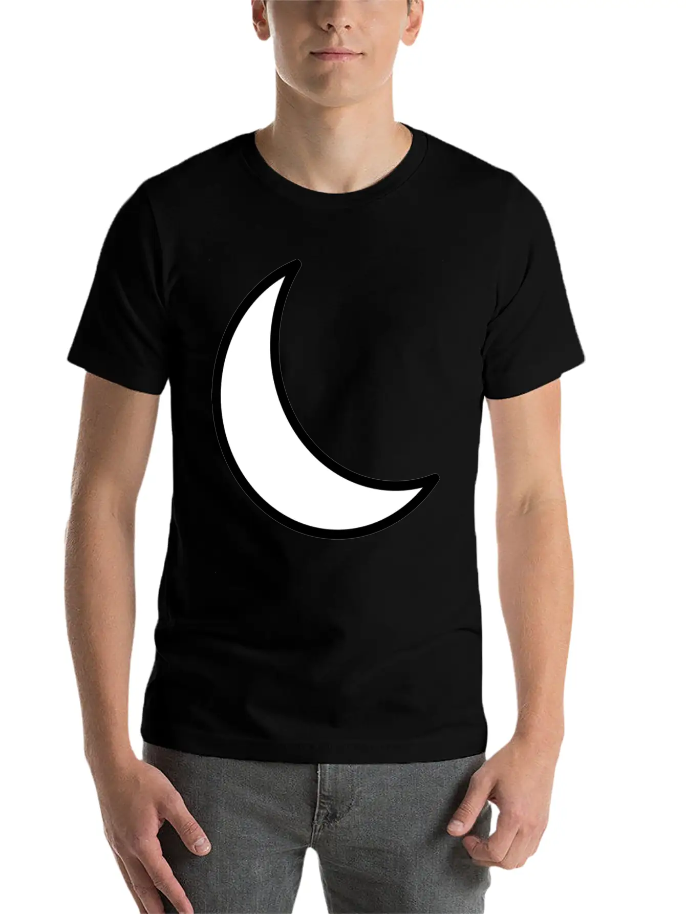 Moon Stylish Everyday T-Shirt – Unisex Basic Cotton Tee