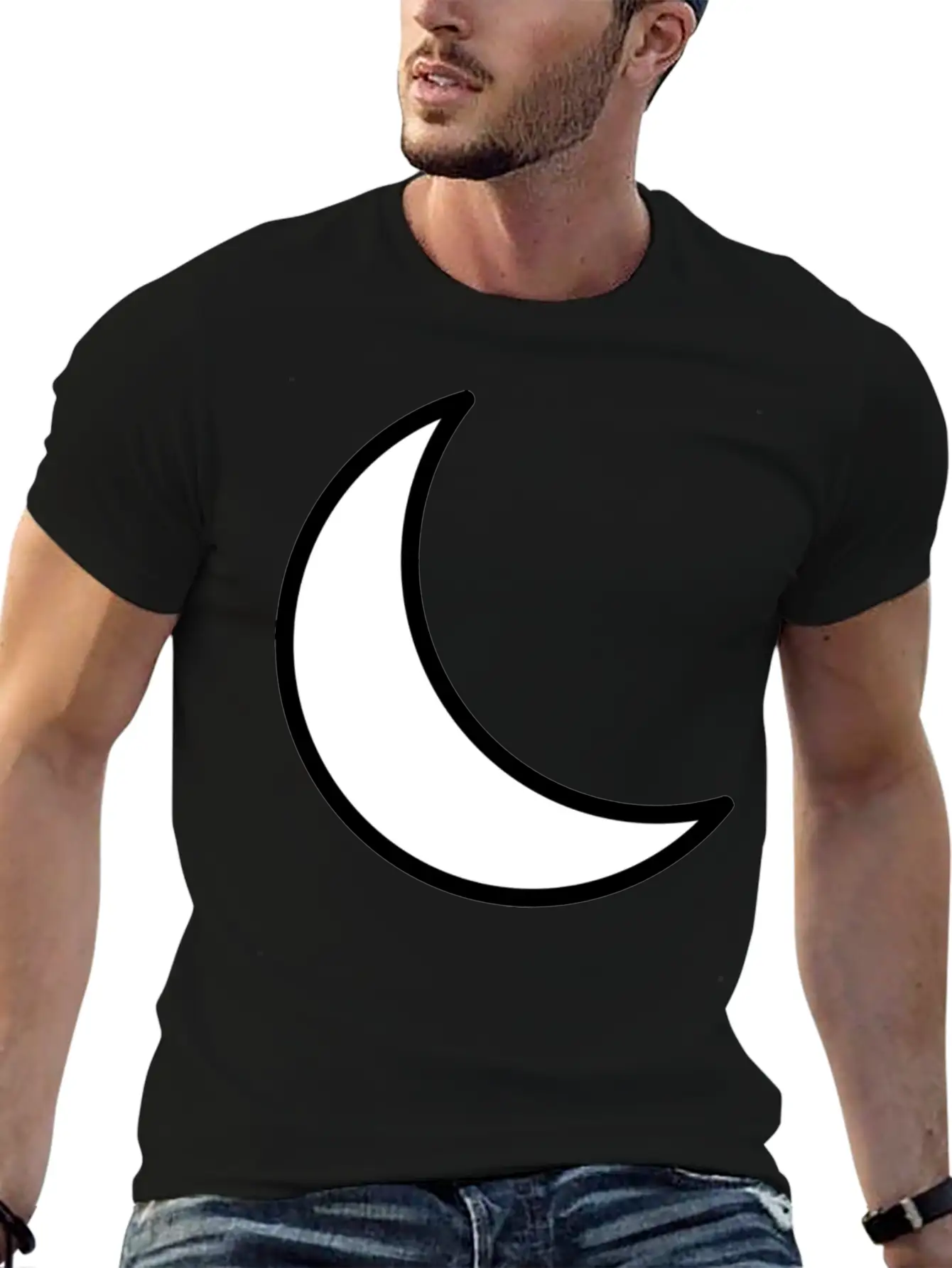 Moon Stylish Everyday T-Shirt – Unisex Basic Cotton Tee