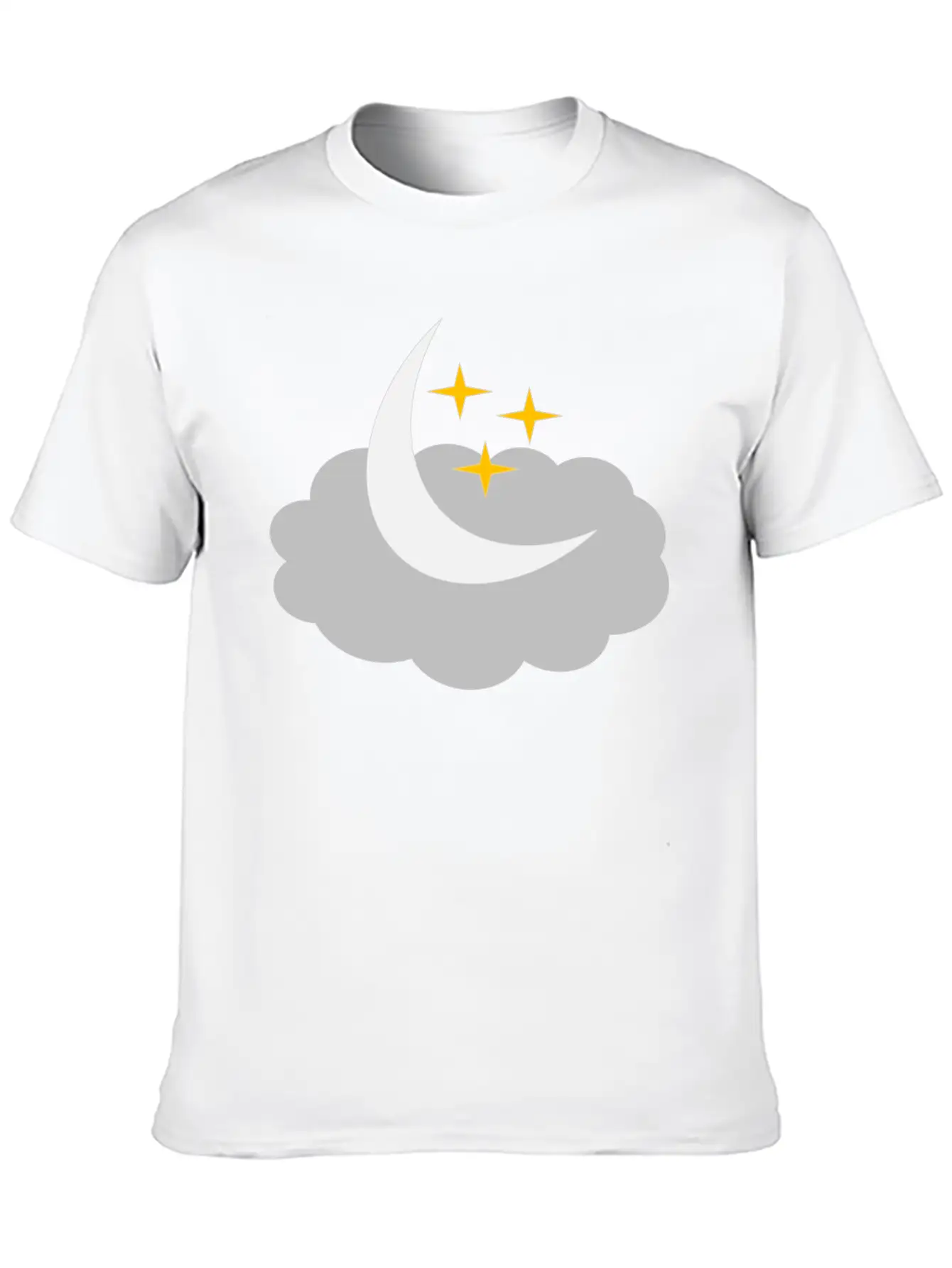 Moon Unisex Short Sleeve Soft Cotton T-Shirt – Casual Everyday Wear