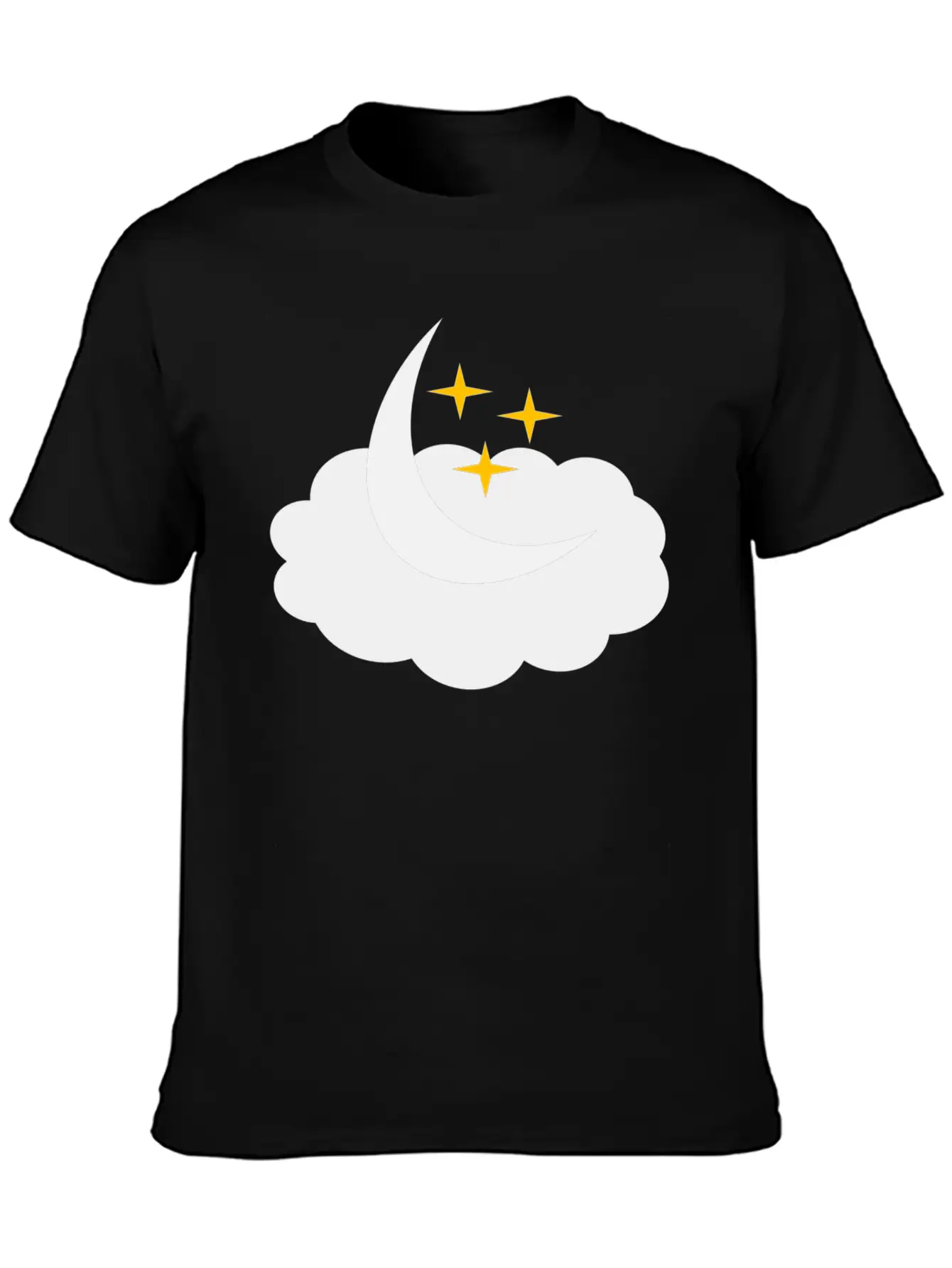 Moon Unisex Short Sleeve Soft Cotton T-Shirt – Casual Everyday Wear